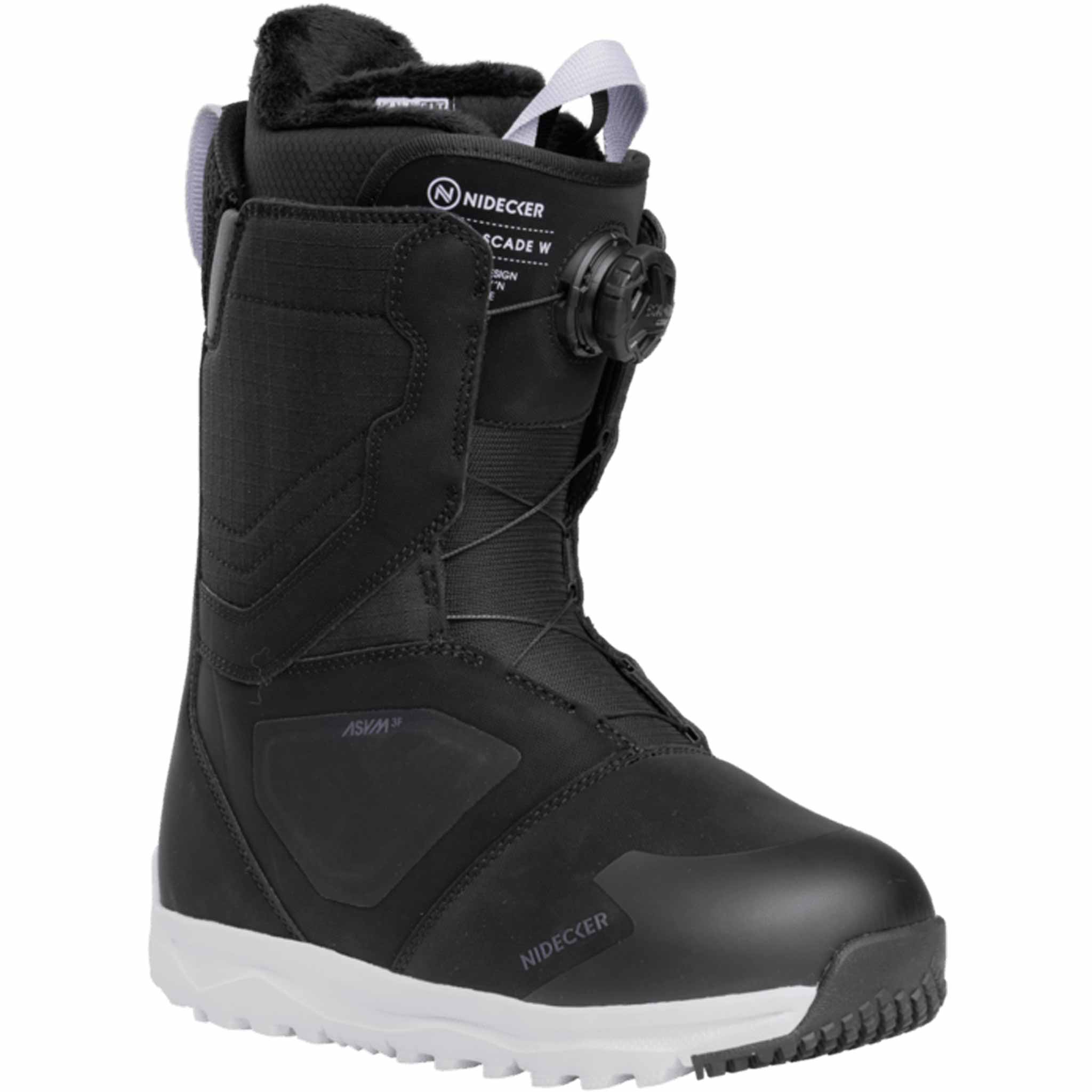 Nidecker Womens Cascade BOA Snowboard Boot Black 2026 Women's Boots