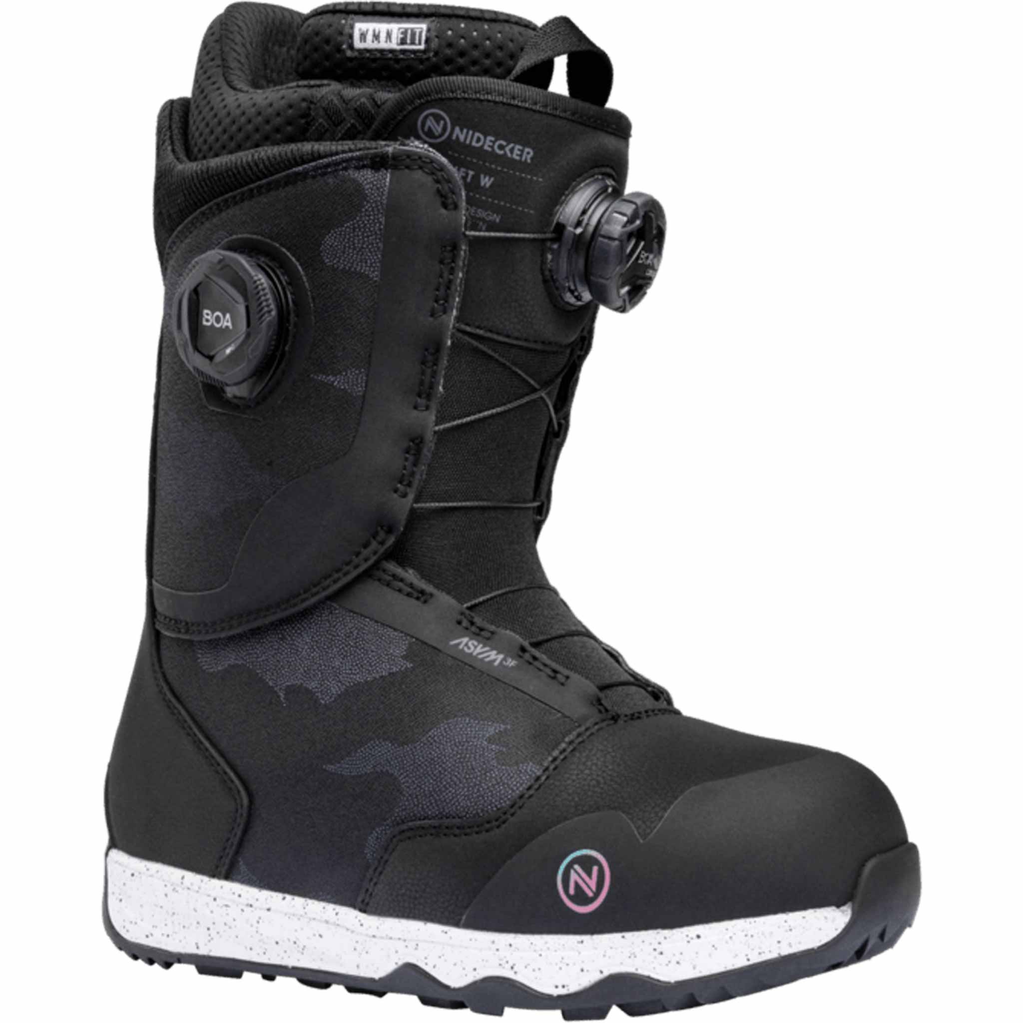 Nidecker Womens Rift BOA Snowboard Boot Black 2026 Women's Boots