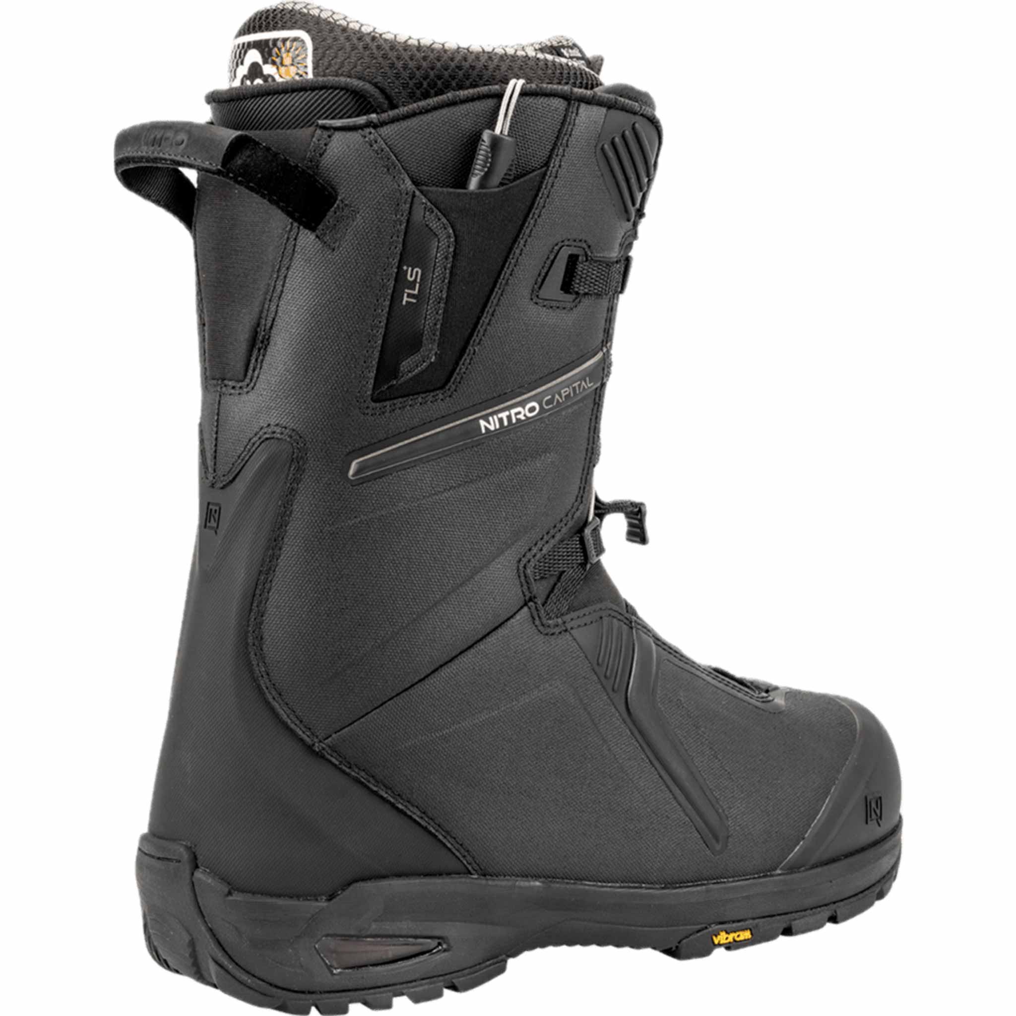Nitro Capital TLS+ Snowboard Boot Black 2026 Mens Boots