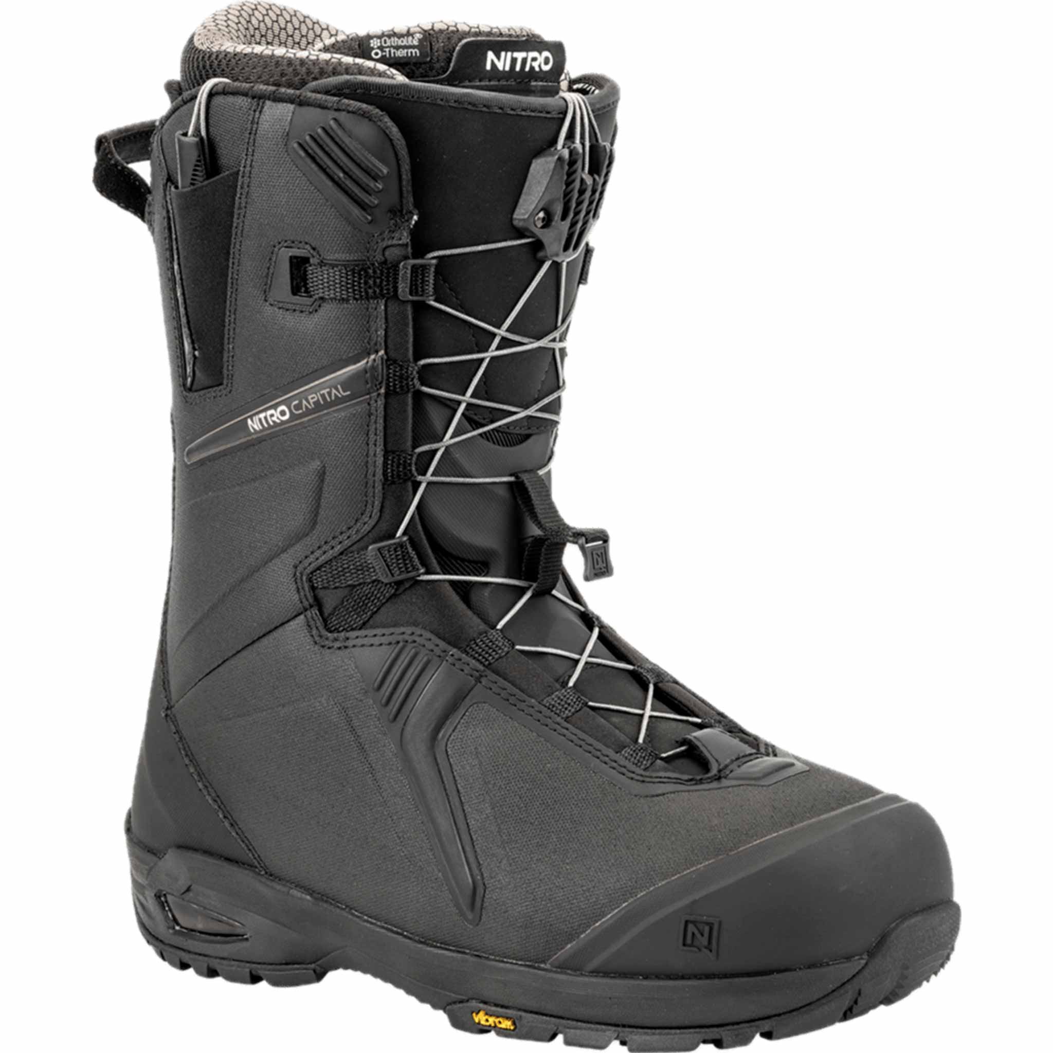 Nitro Capital TLS+ Snowboard Boot Black 2026 Mens Boots