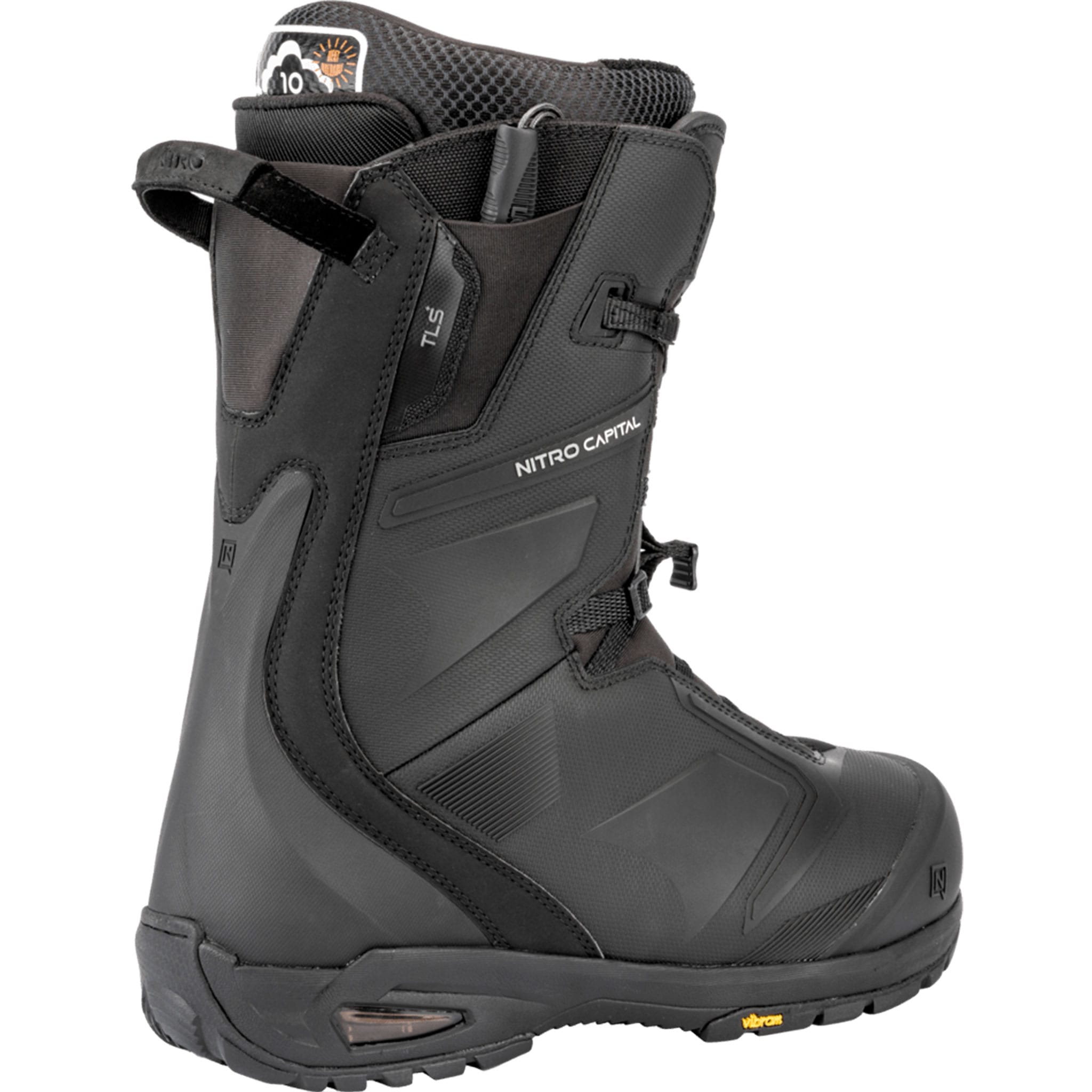 Nitro Capital TLS+ Snowboard Boots Black 2027 Mens Snowboard Boots