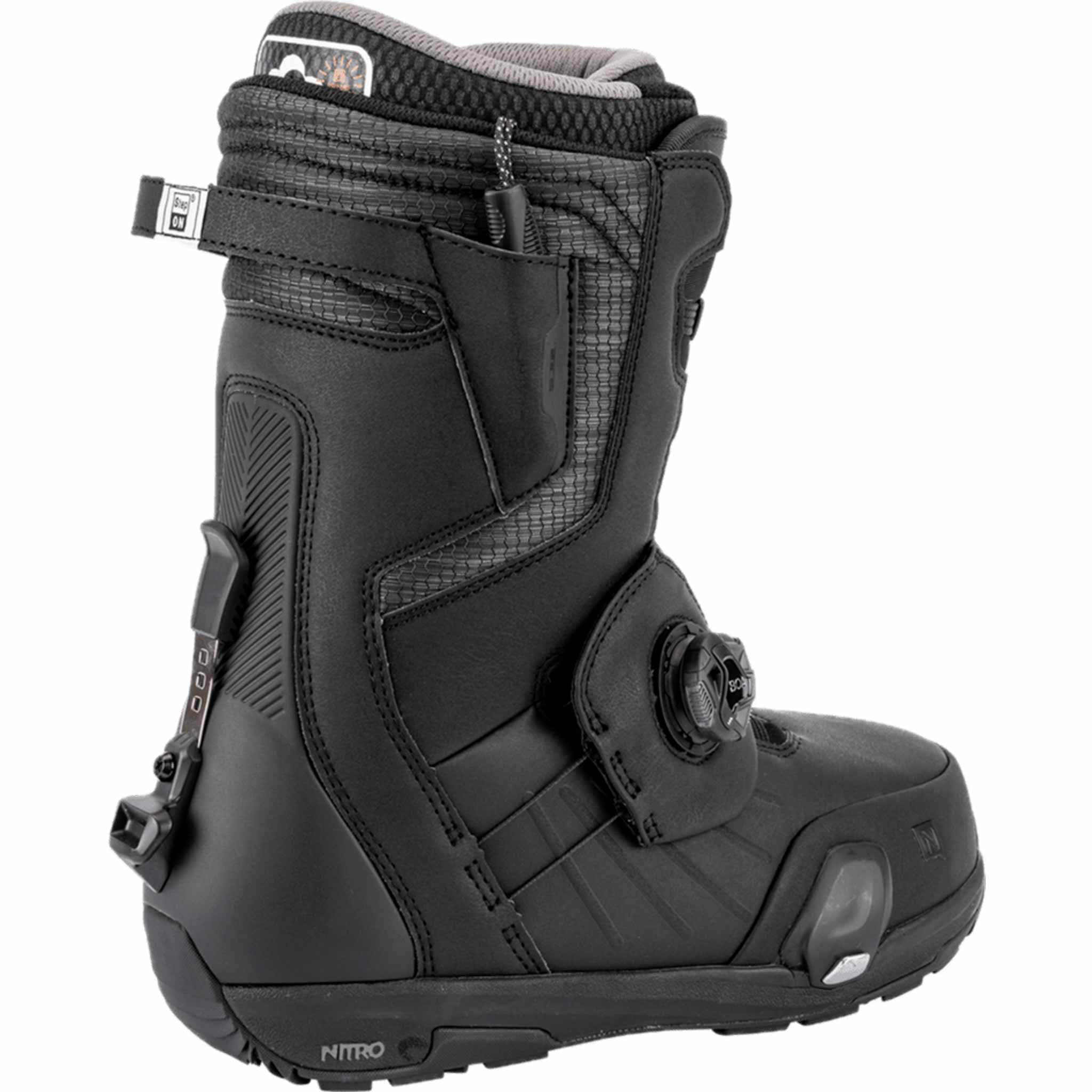 Nitro Profile Step On TLS Snowboard Boot Black 2026 Mens Boots