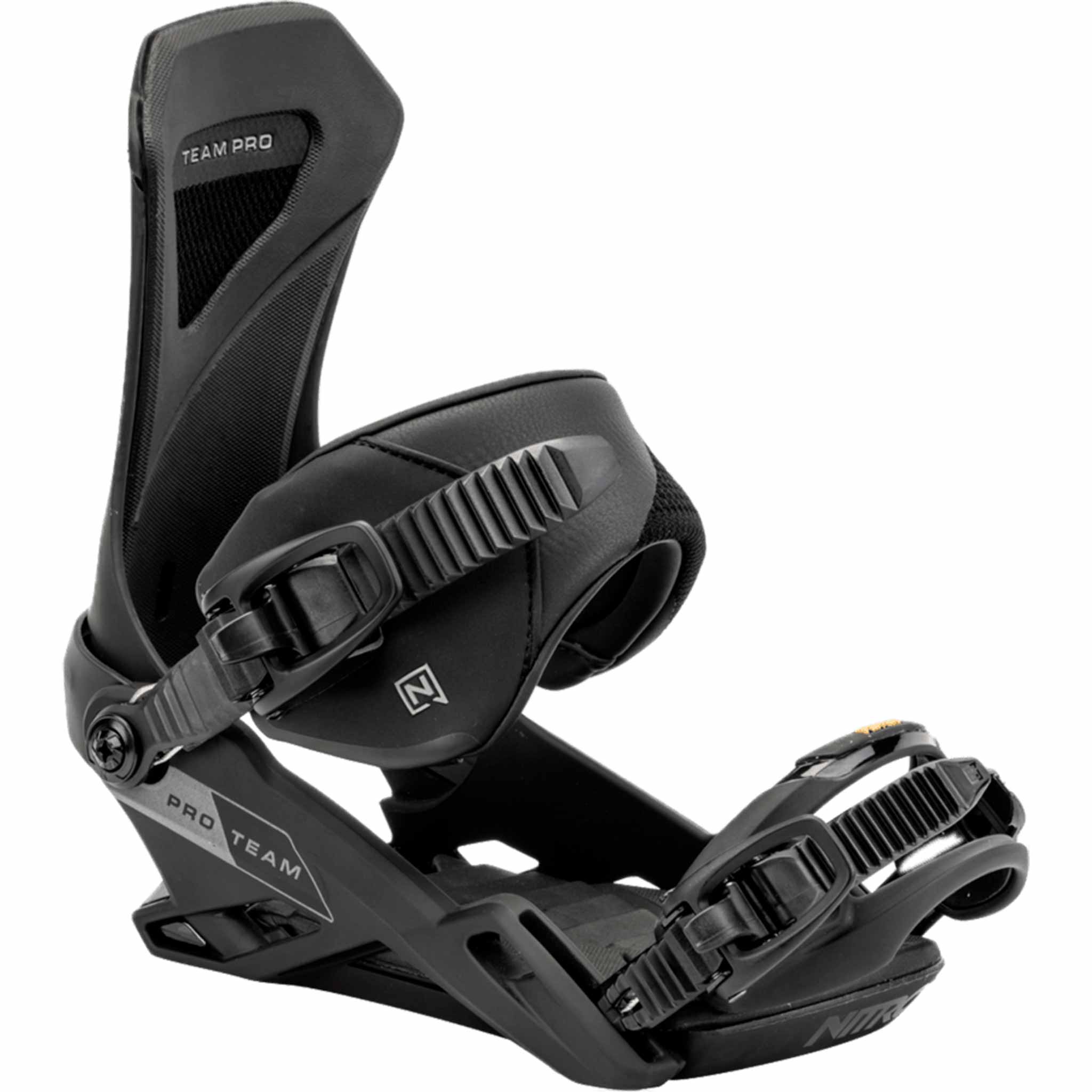 Nitro Team Pro Snowboard Binding Ultra Black 2026 Mens Bindings