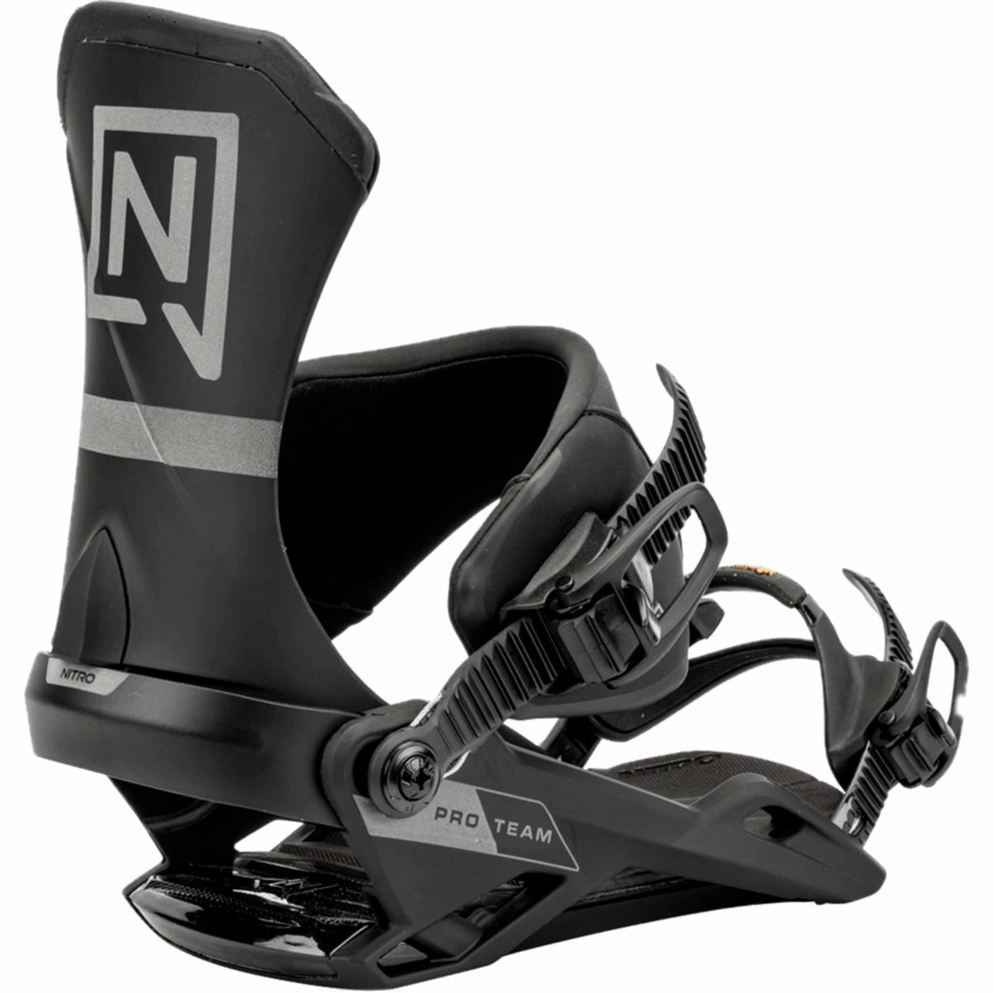 Nitro Team Pro Snowboard Binding Ultra Black 2026 Mens Bindings