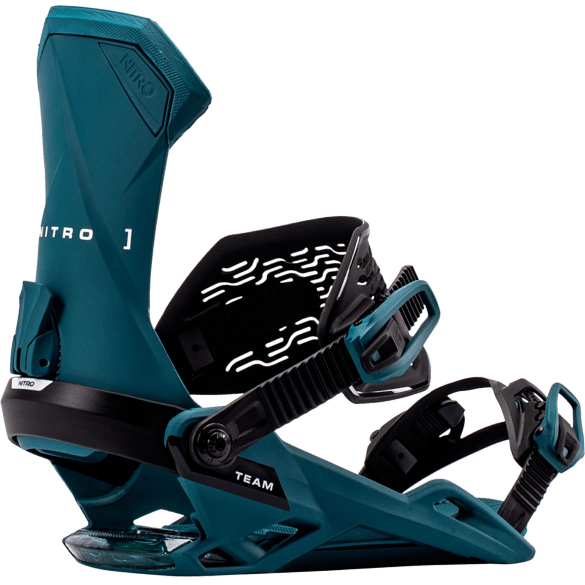 Nitro Team Snowboard Binding Deep Teal 2027 Mens Snowboard Bindings