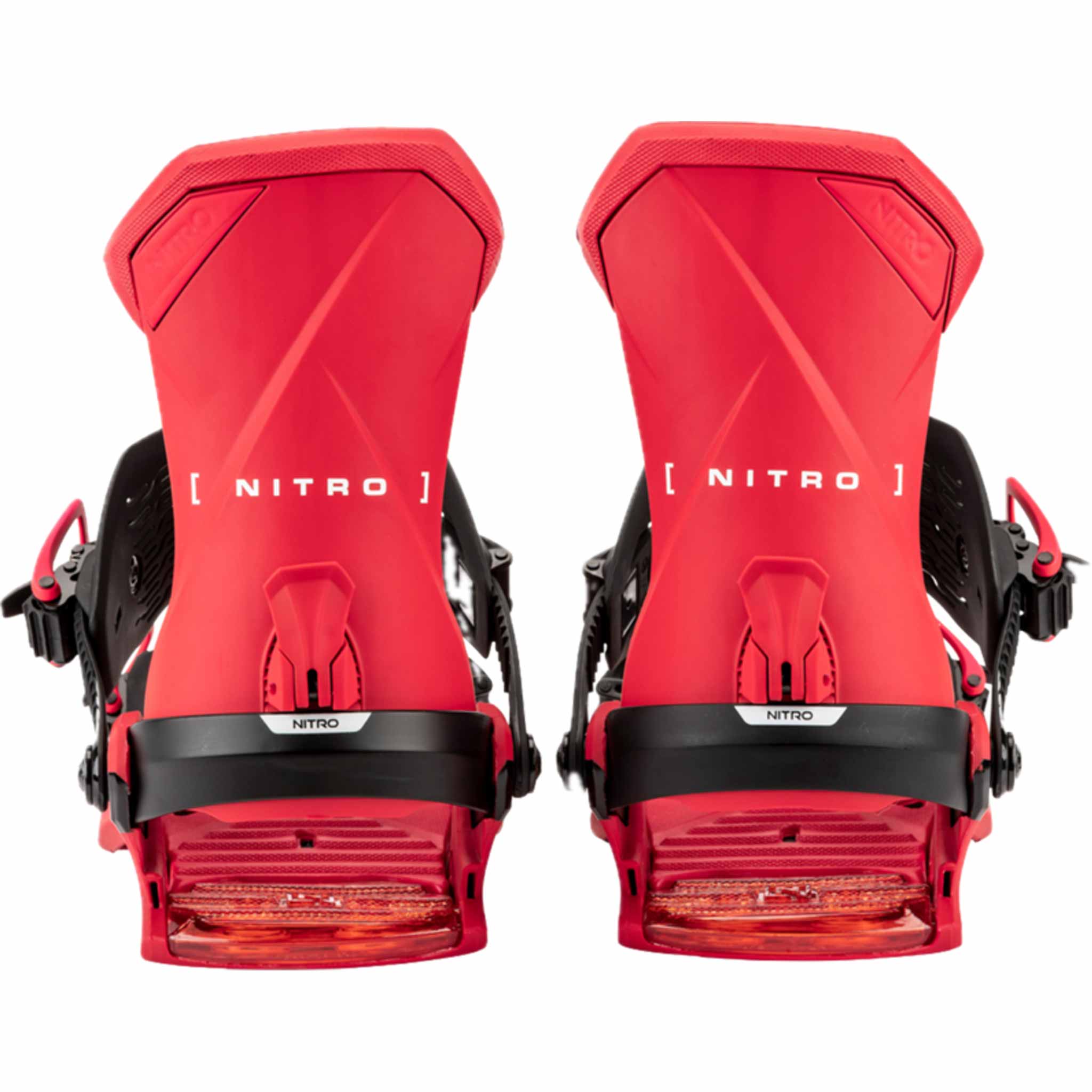 Nitro Team Snowboard Binding Vivid Red 2026 Mens Bindings