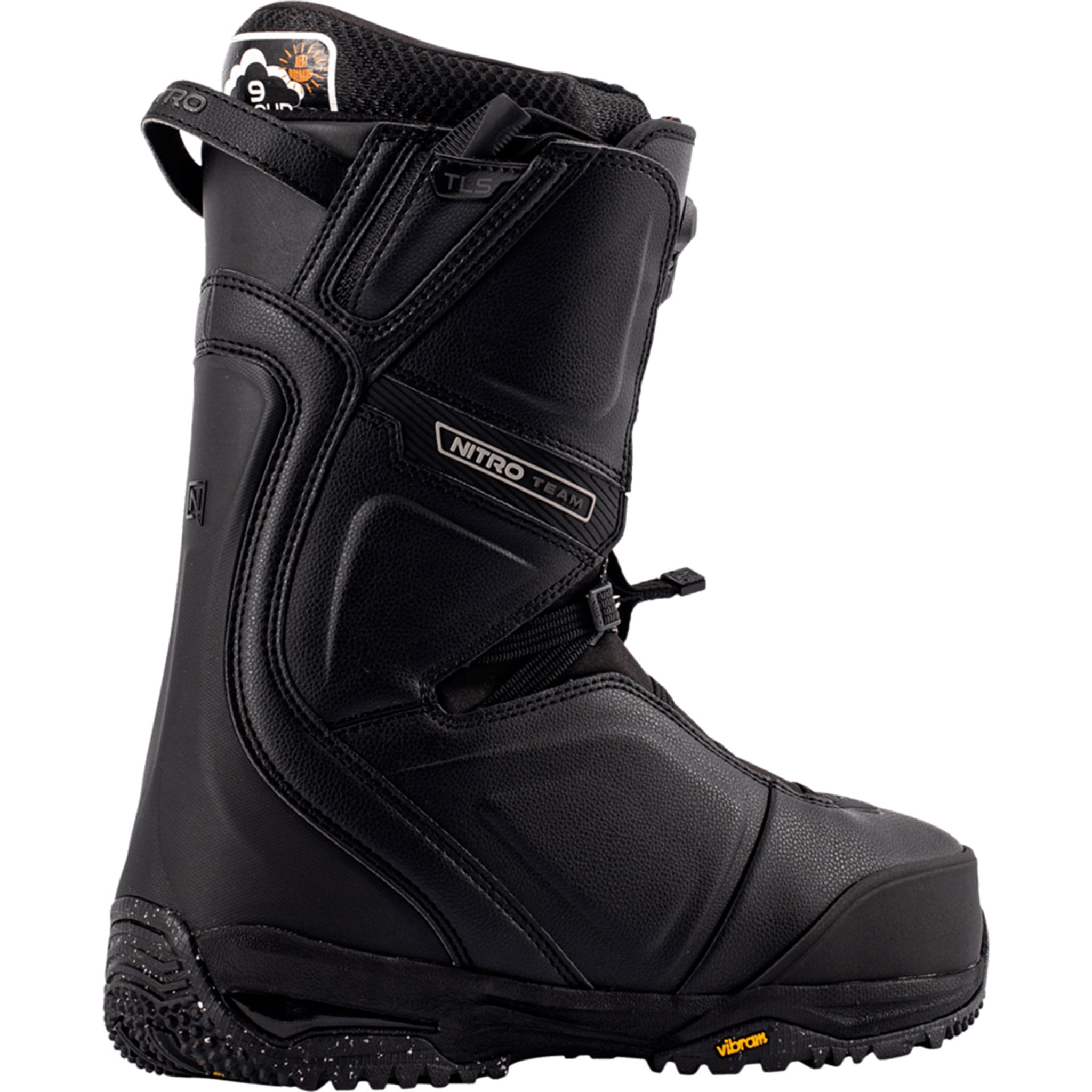 Nitro Team TLS Snowboard Boots Black 2027 Mens Snowboard Boots