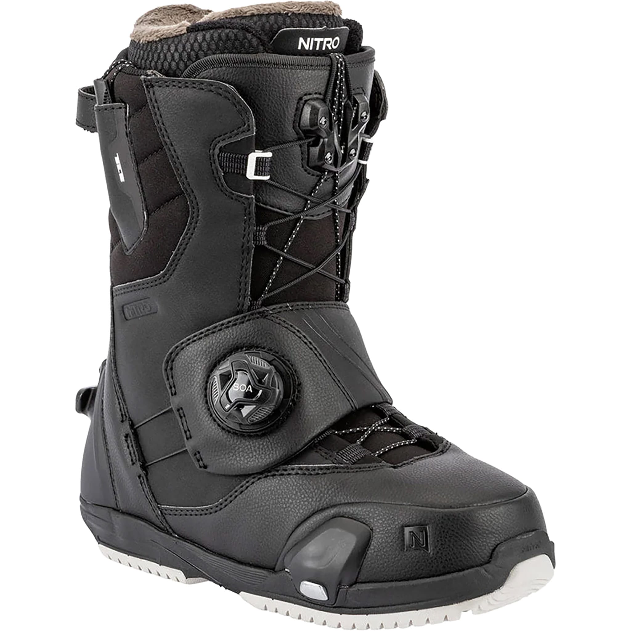 Nitro Women's Cave Step On TLS Snowboard Boot Black 2026 Womens Snowboard Boots