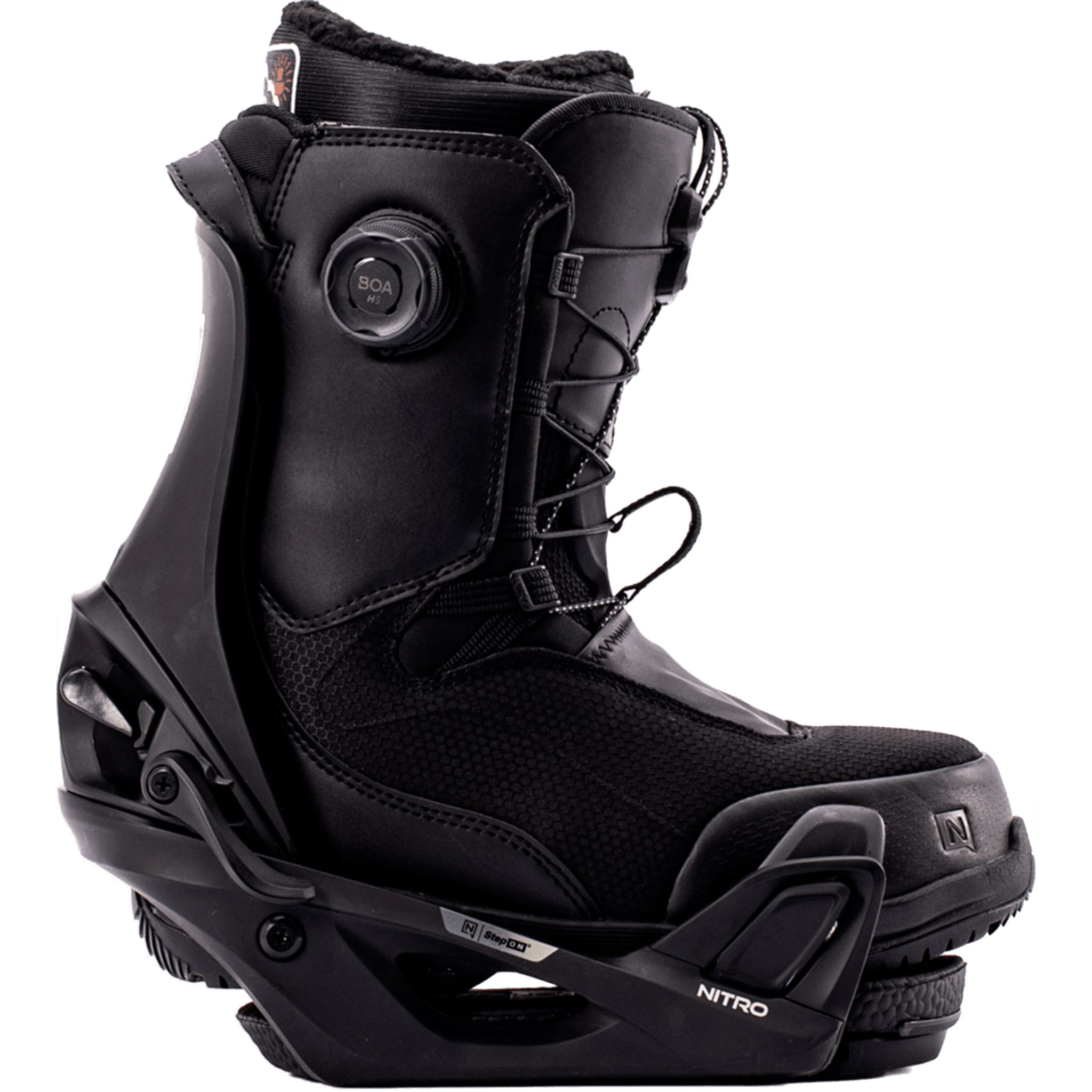 Nitro Women's Step On Snowboard Binding Black 2027 Womens Snowboard Bindings