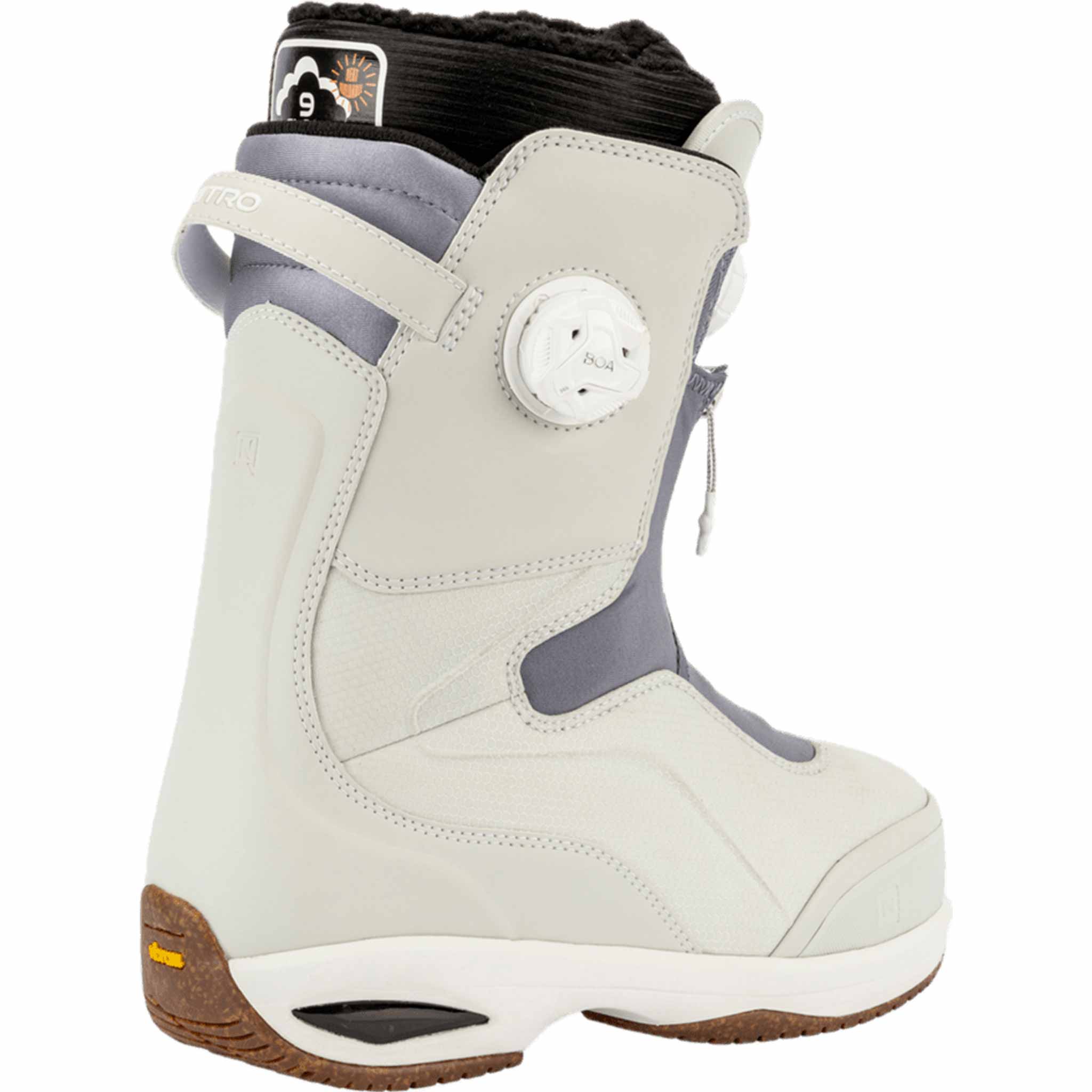 Nitro Womens Fate Boa Snowboard Boot Ice Lavender 2026 Women's Boots