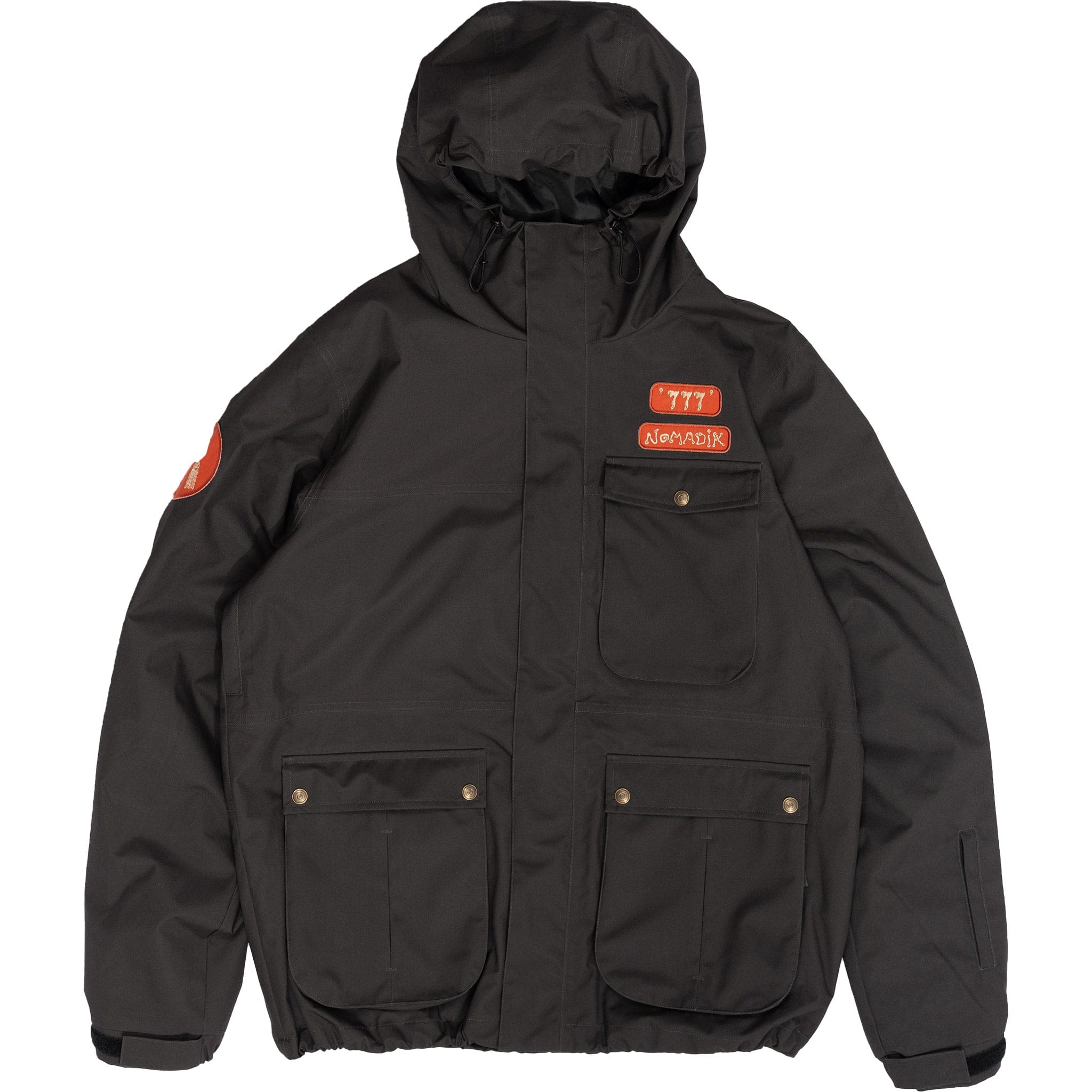 Nomadik 777 Jacket Dark Gray Mens Snowboard Coat
