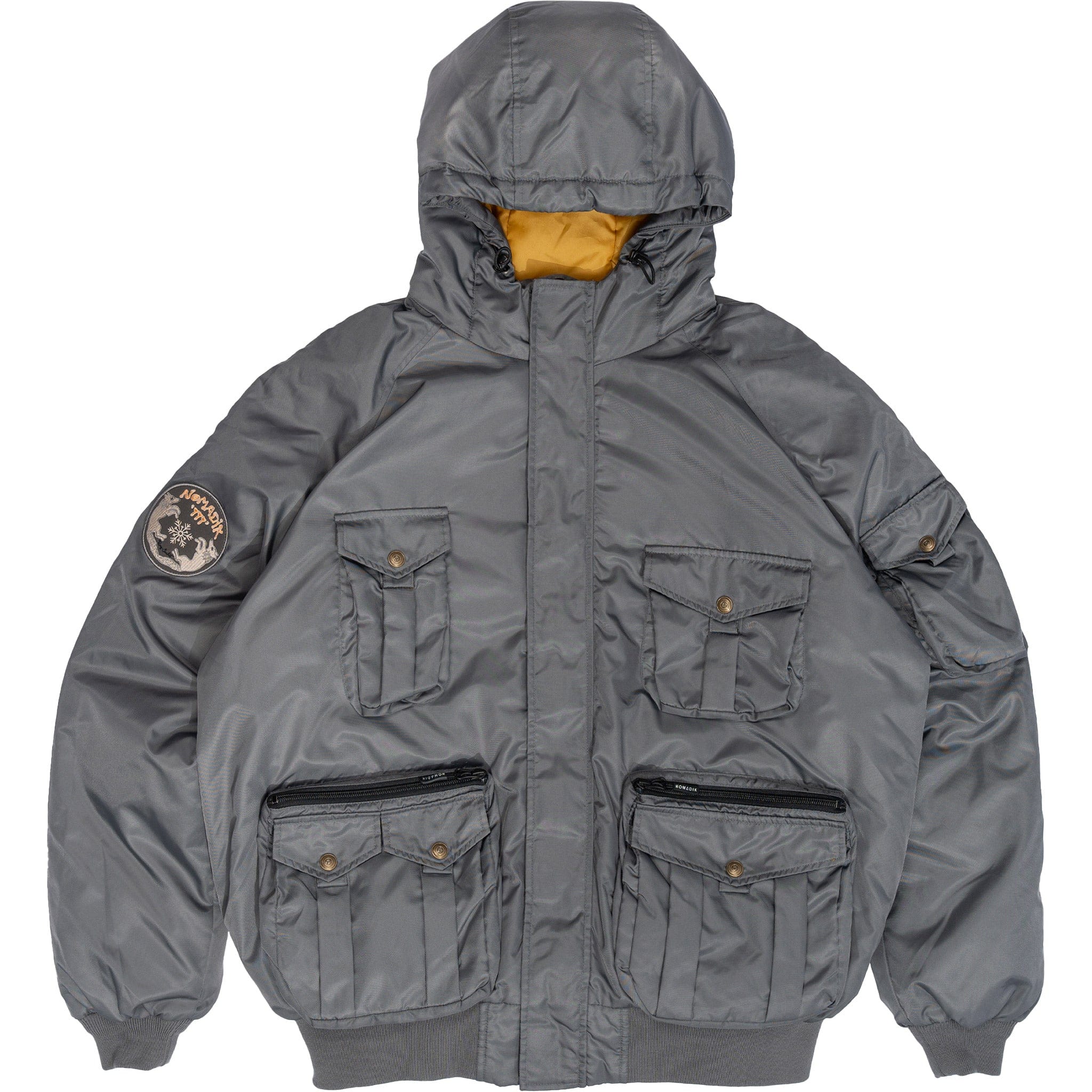 Nomadik 777 Ray Jacket Gray Mens Snowboard Coat