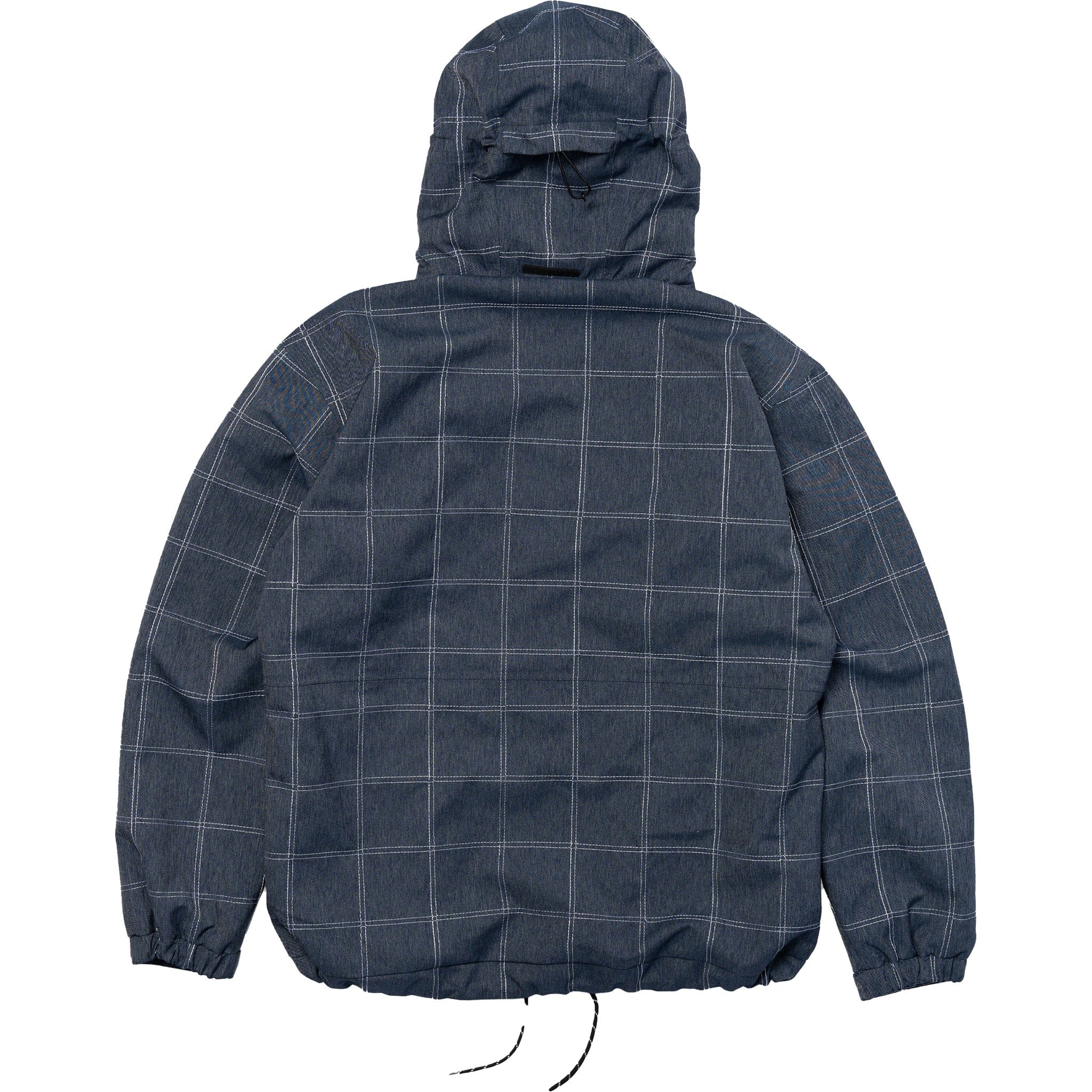 Nomadik Grind Jacket Denim Check Mens Snowboard Coat