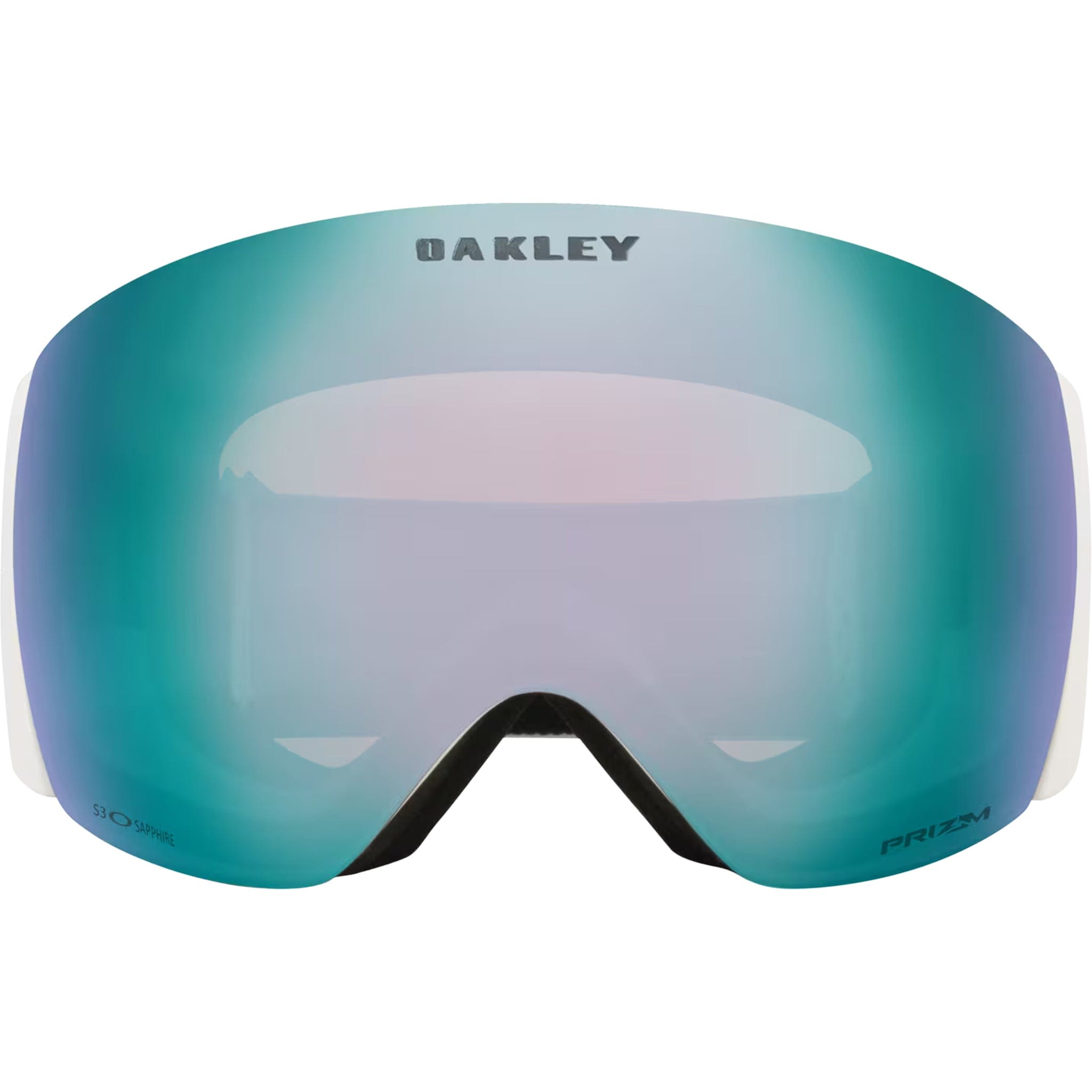 Oakley Flight Deck Pro L Snow Goggles Matte White Prizm Snow Sapphire Iridium Goggles