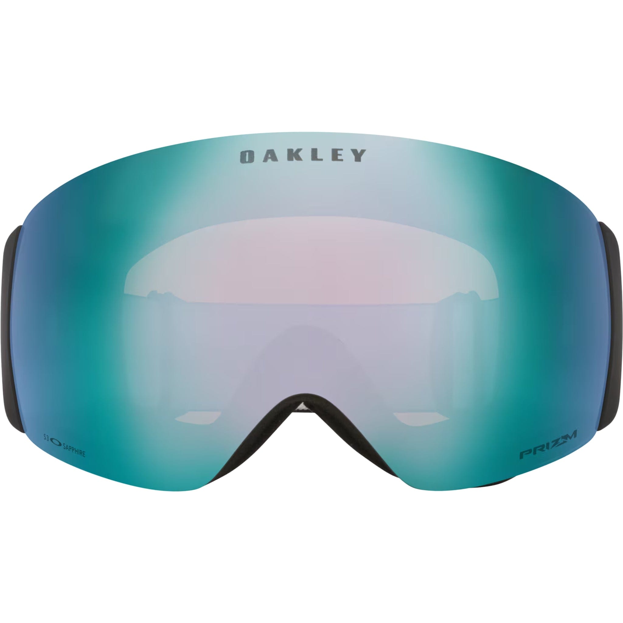 Oakley Flight Deck Pro M Snow Goggles Matte Black Prizm Snow Sapphire Iridium Goggles