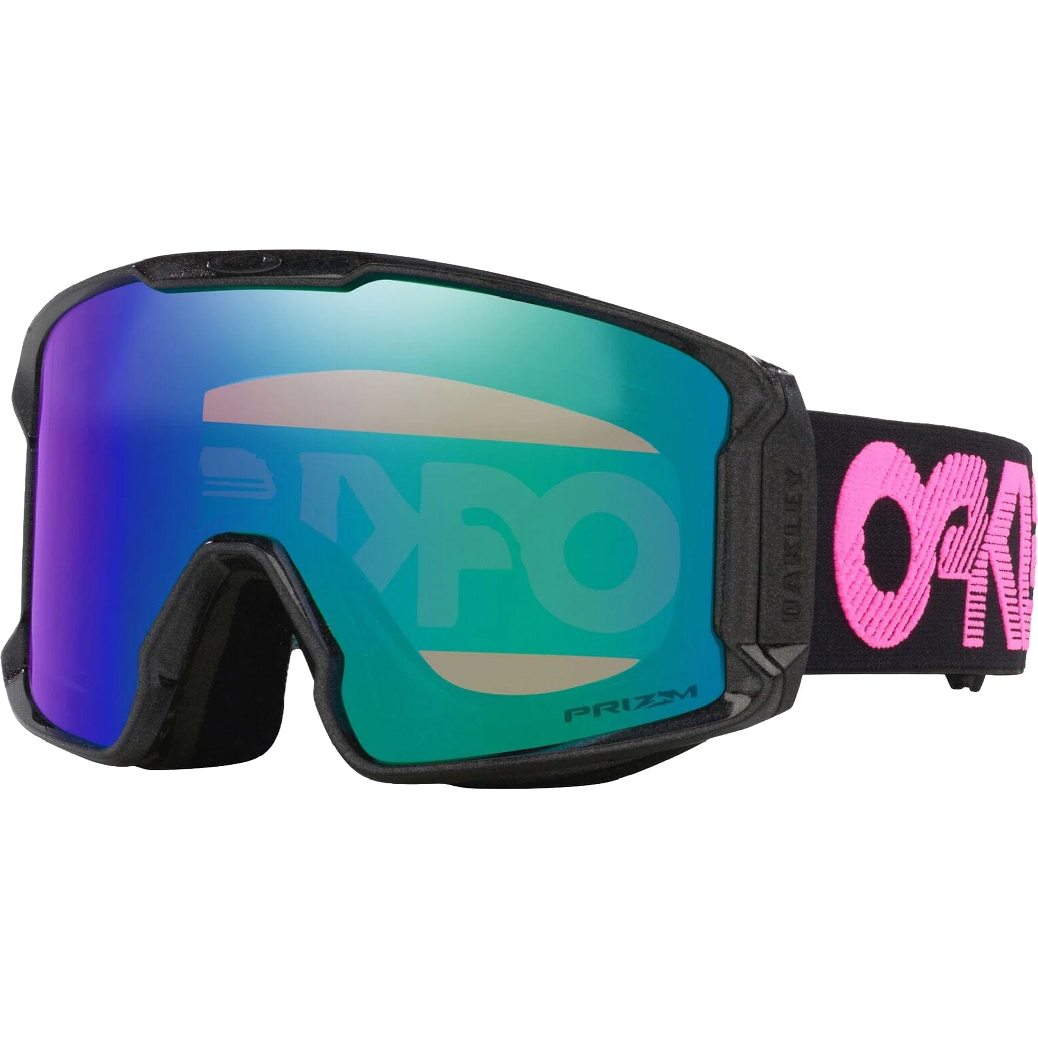 Oakley Line Miner L Snow Goggles Black Galaxy Prizm Snow Argon Iridium Goggles