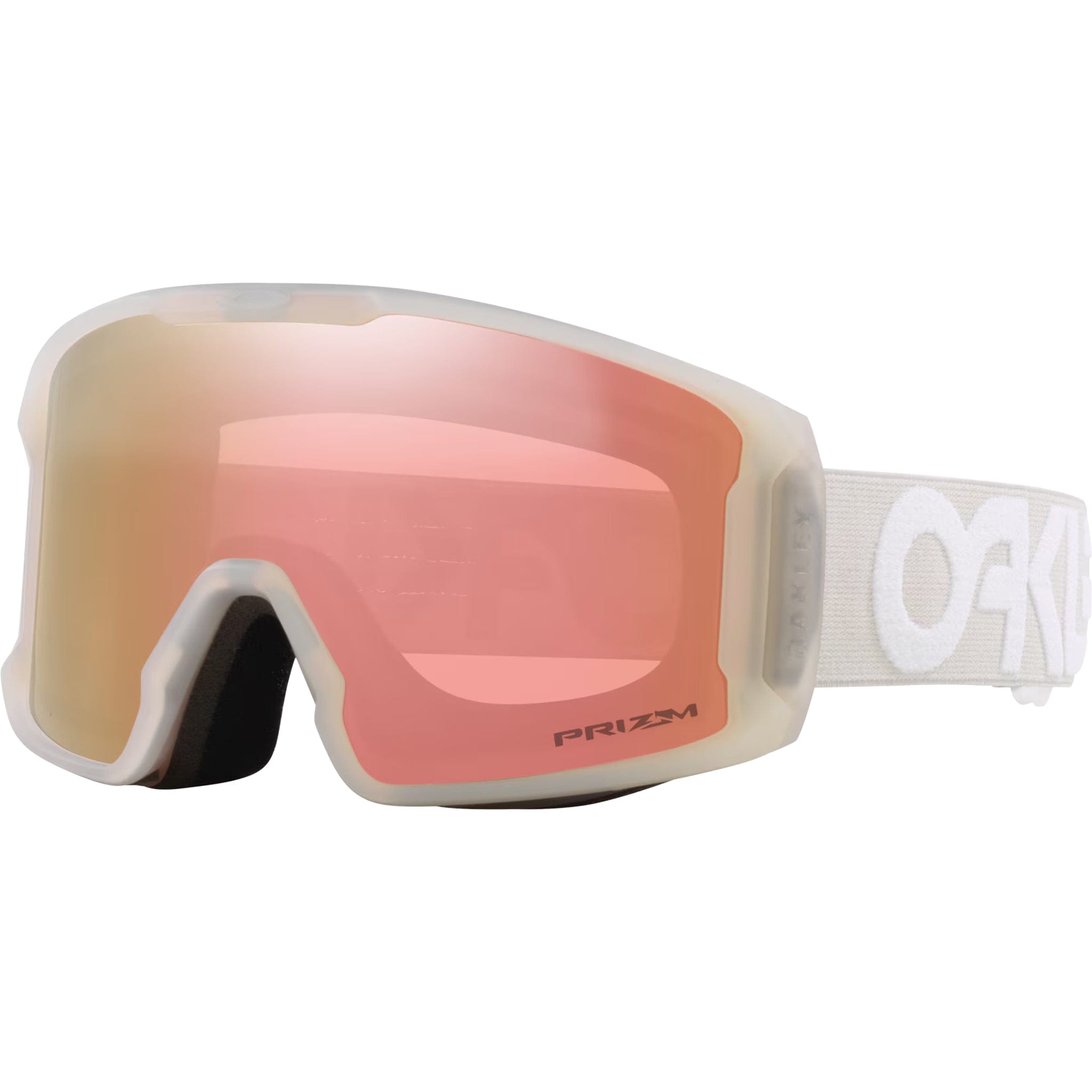 Oakley Line Miner M Matte B1B Cool Grey Prizm Rose Gold Iridium Goggles