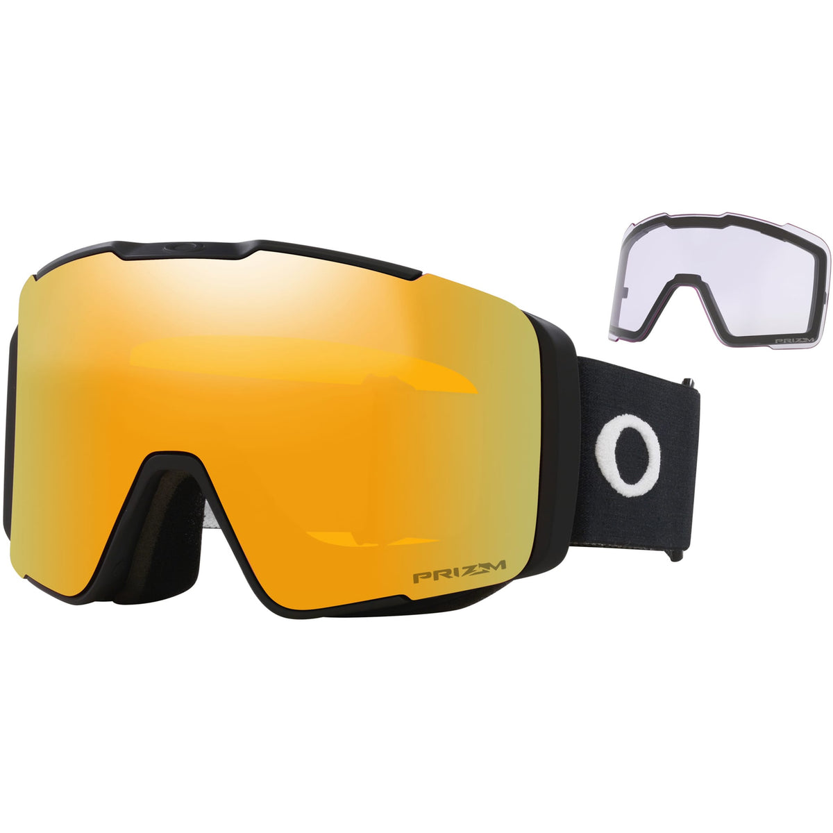 Oakley Line Miner Pro L Snow Goggles Matte Black Prizm 24K Iridium Lens 2027 Goggles