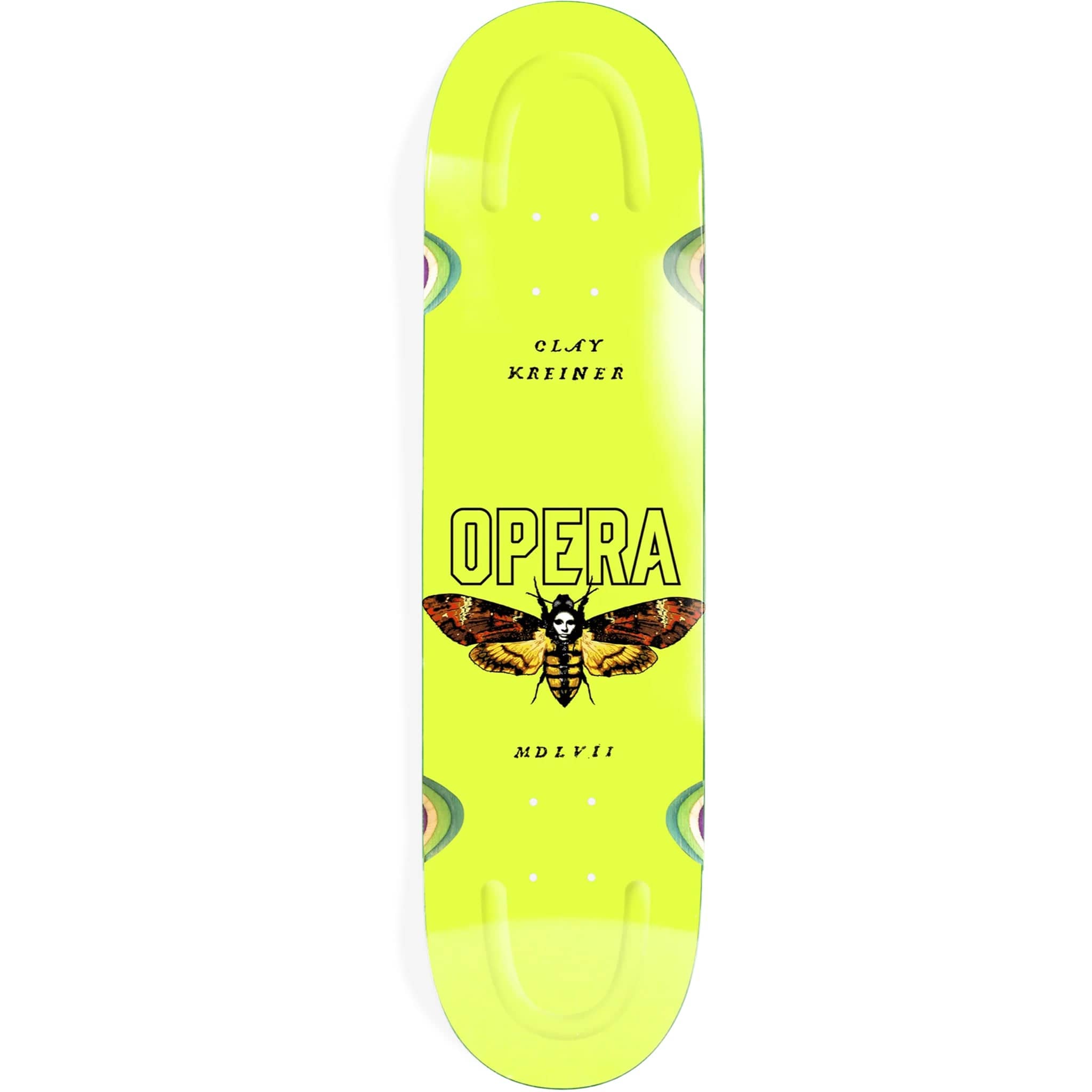 Opera Clay Kreiner Moth EX7 Skateboard Deck 8.25" Skateboard