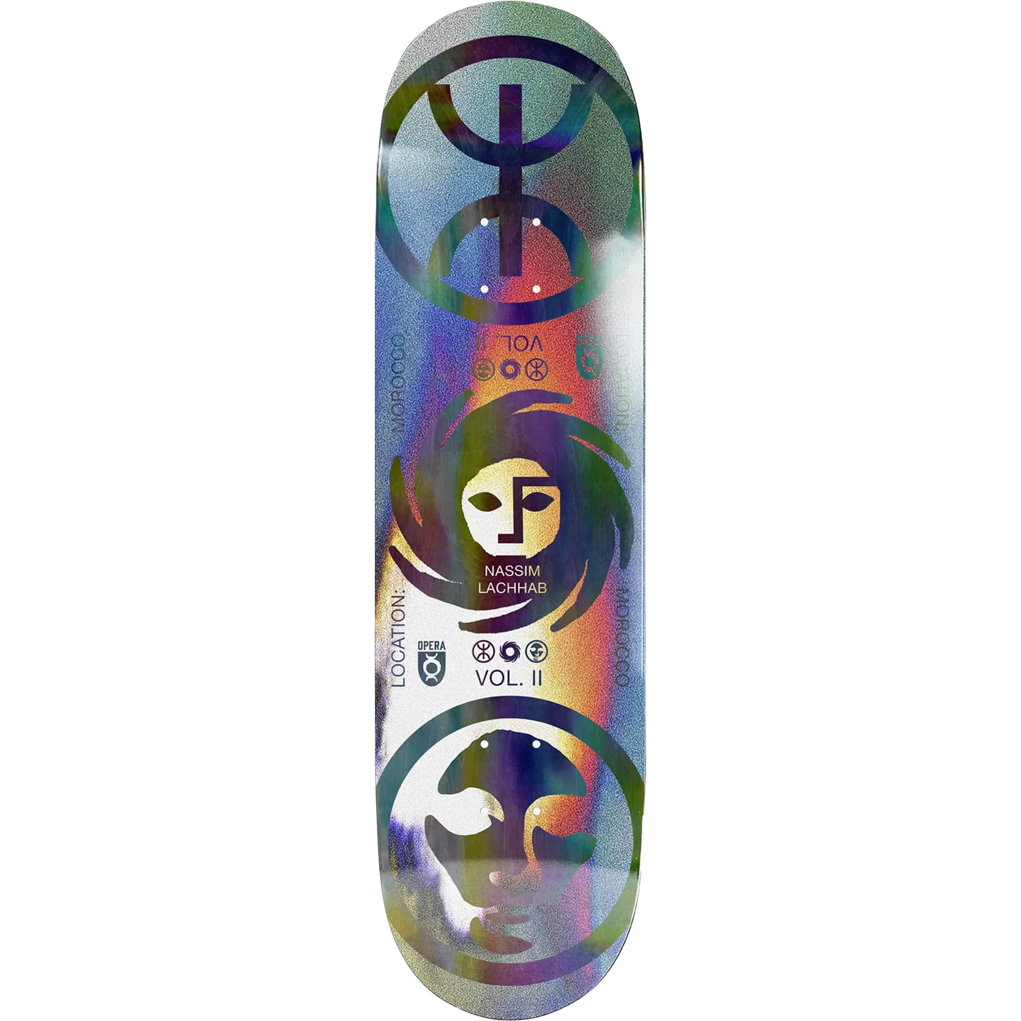 Opera Nassim Lachhab Crypto EX7 Skateboard Deck 8.375" Skateboard