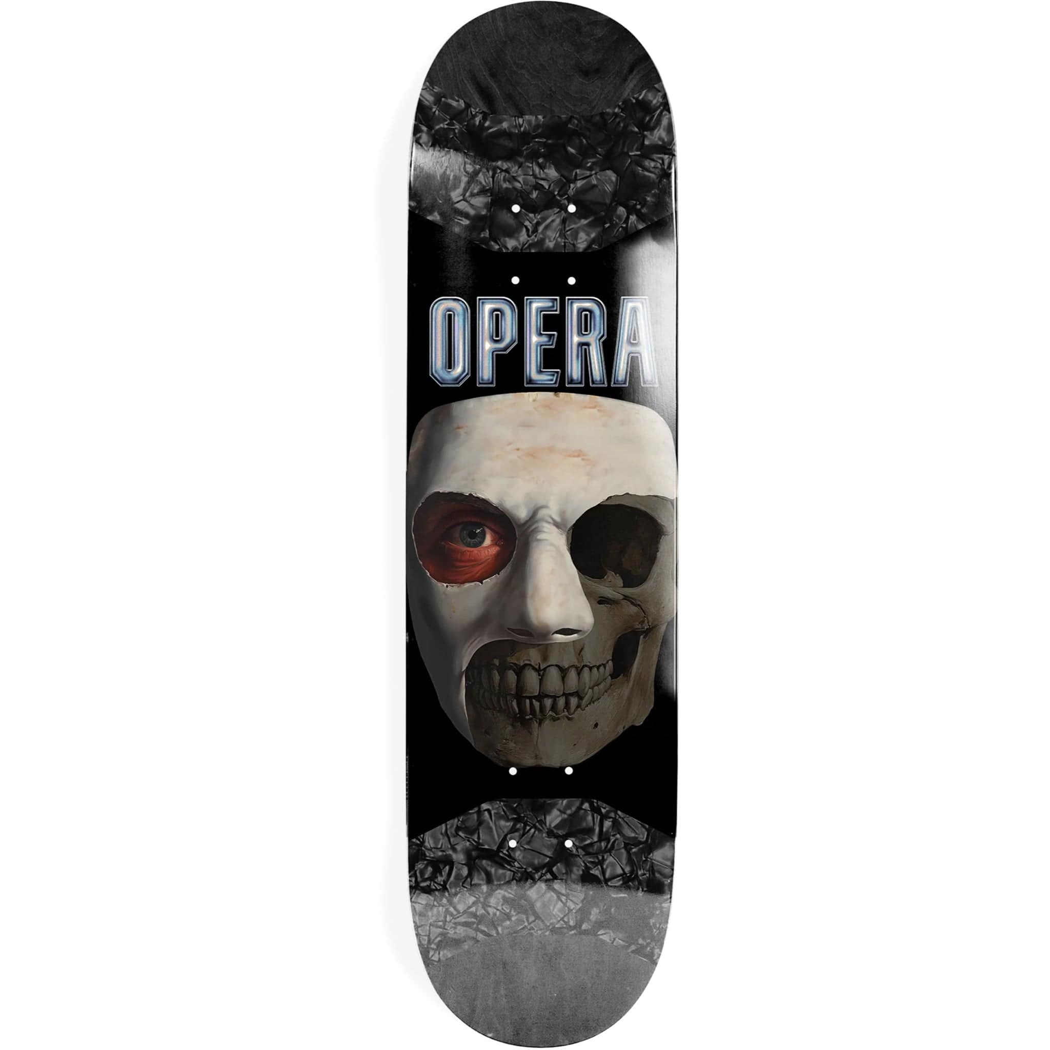 Opera Skull Mask Symmetrical EX7 Pop Slick 8.25" Skateboard Deck Skateboard