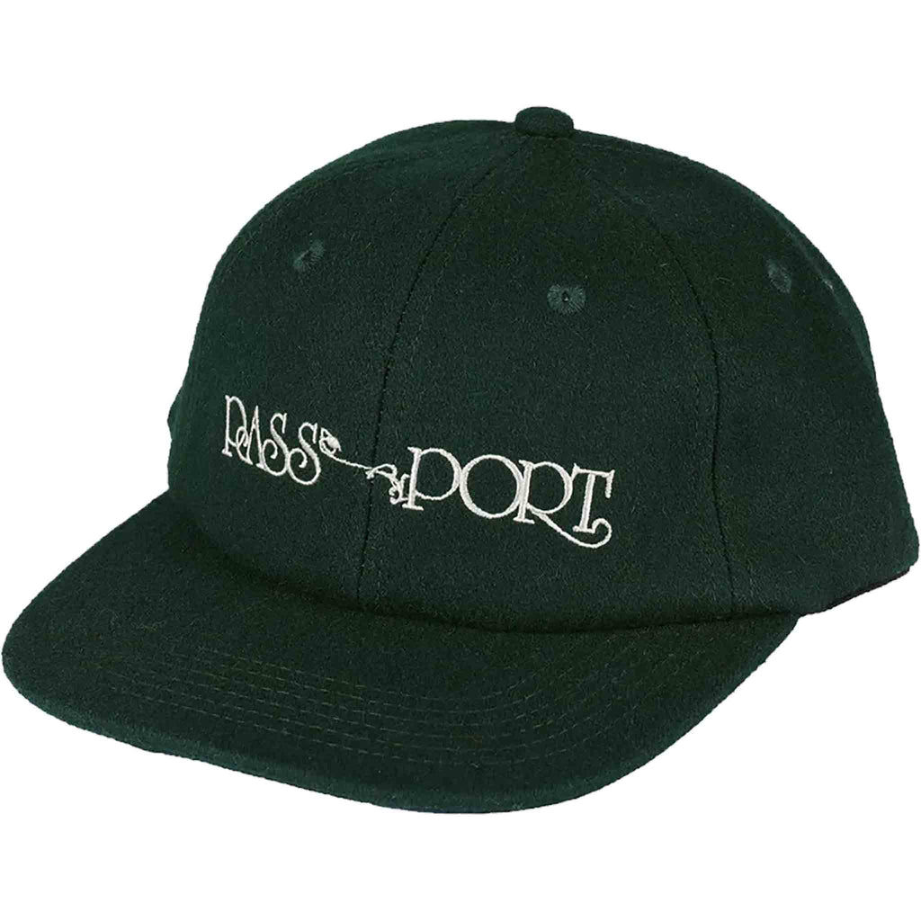 Passport Stem Logo Wool Casual Hat Forest Green Hats