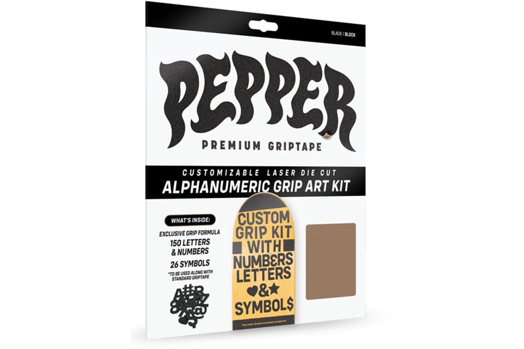 Pepper Alphanumeric Custom Griptape Kit Accessories