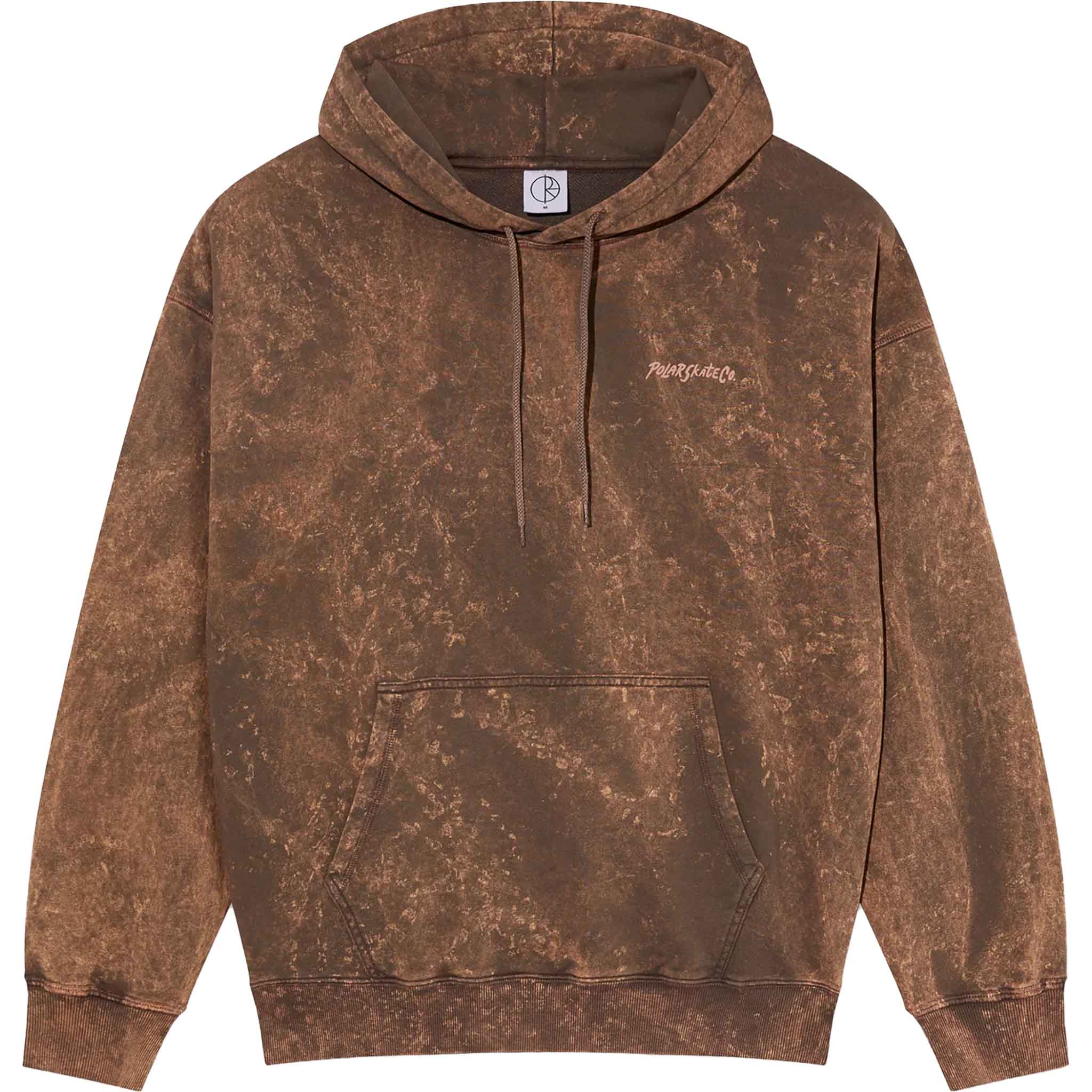 Polar Acid Frank Hoodie Surf Logo Brown Sweatshirts