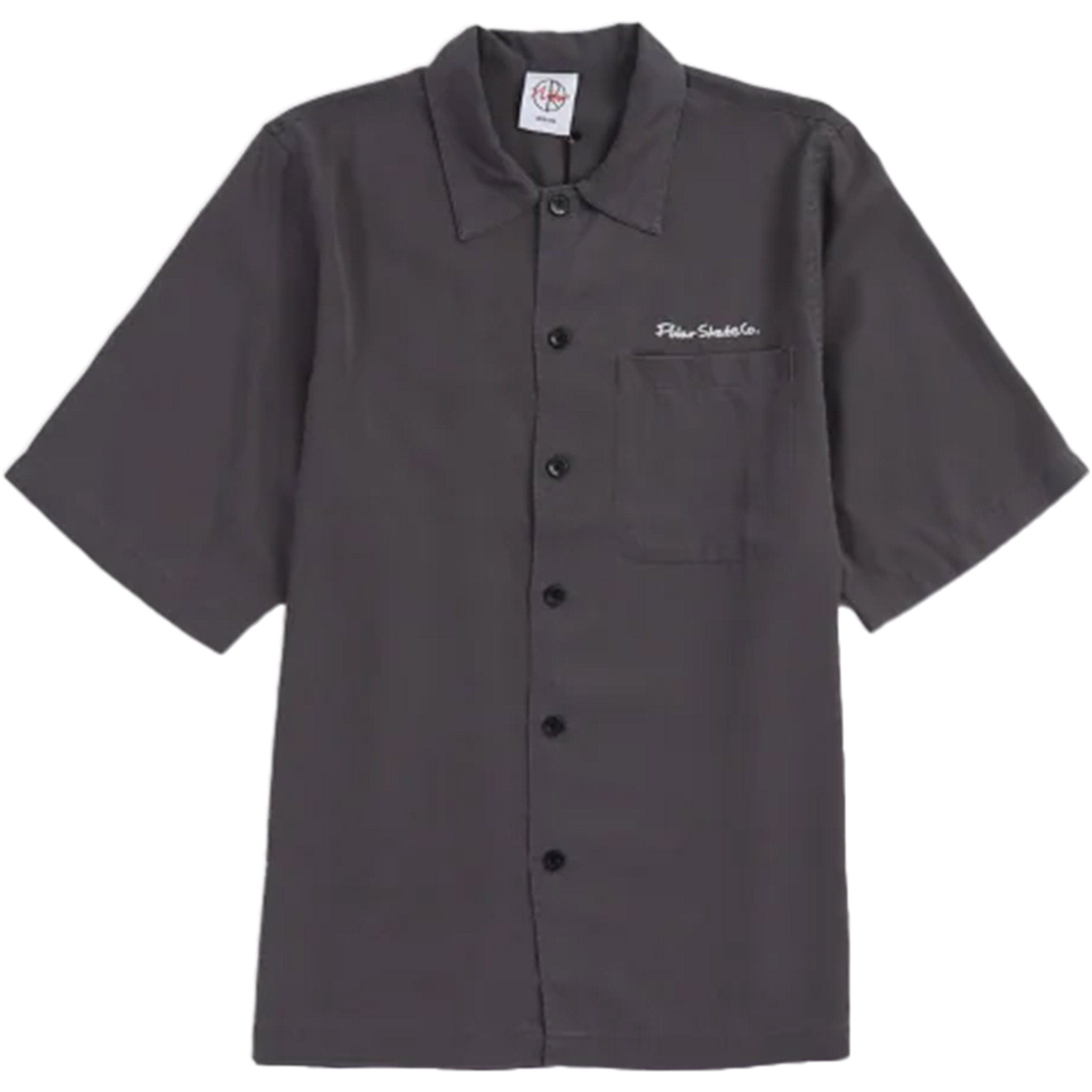 Polar Diamond Face Bowling Shirt Graphite Button Up