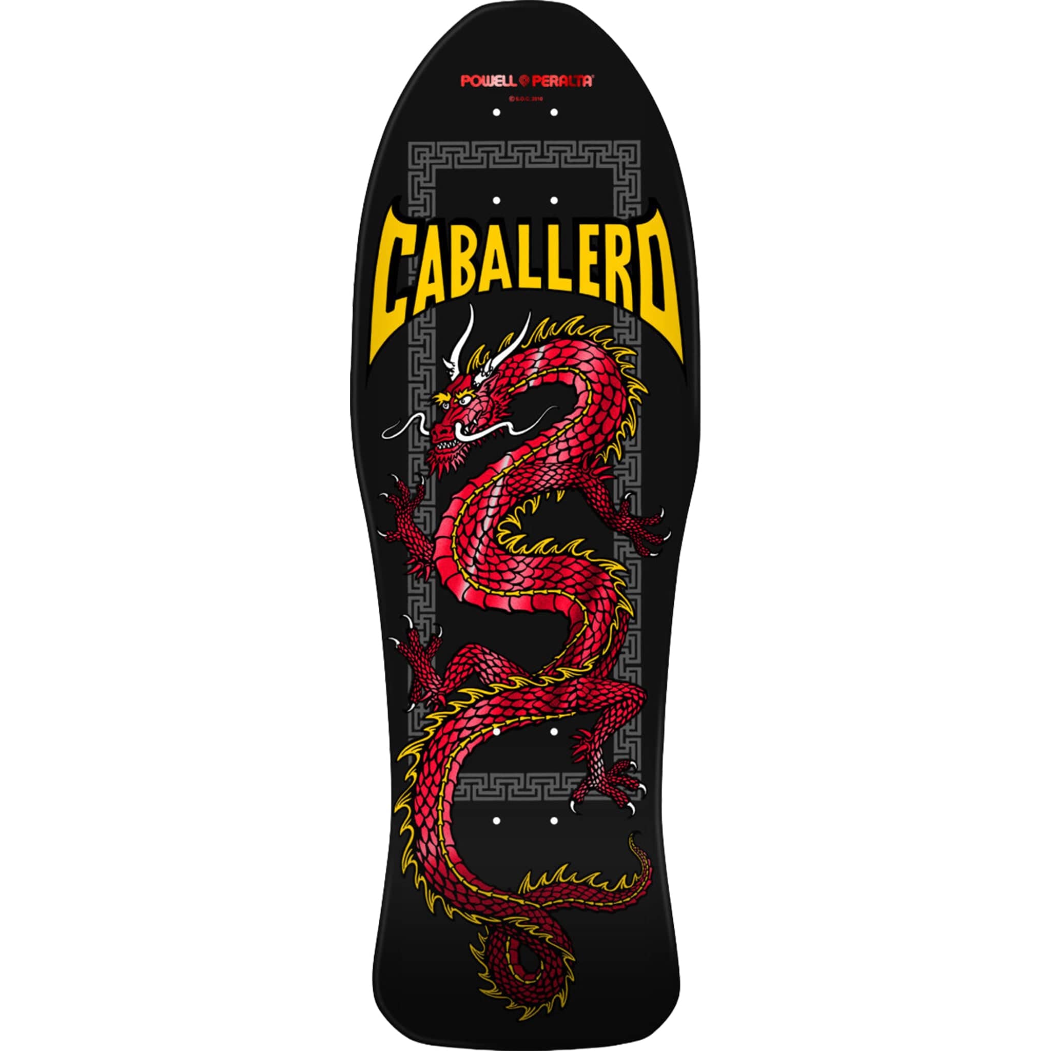Powell Peralta Cab Chinese Dragon Reissue Skateboard Deck Red Foil 10" Skateboard
