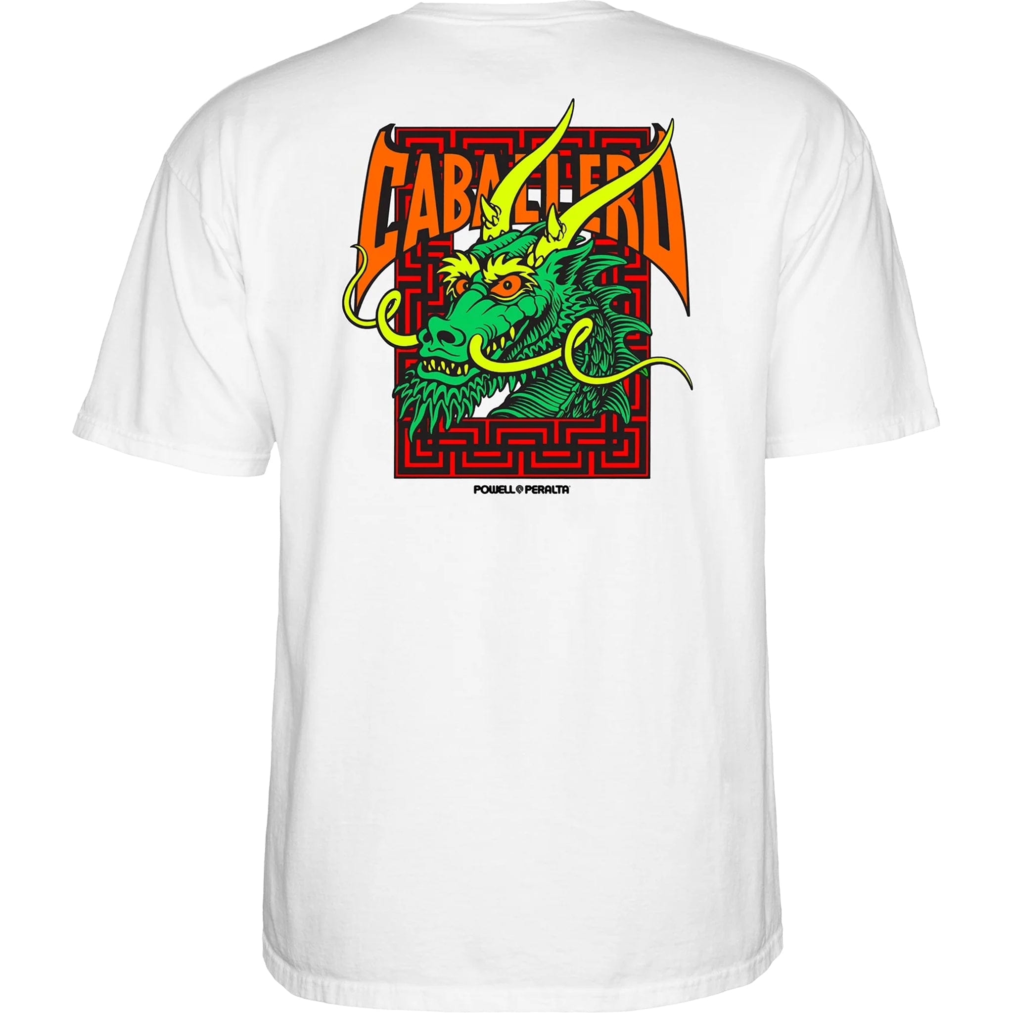 Powell Peralta Caballero Street Dragon T-Shirt White T Shirt