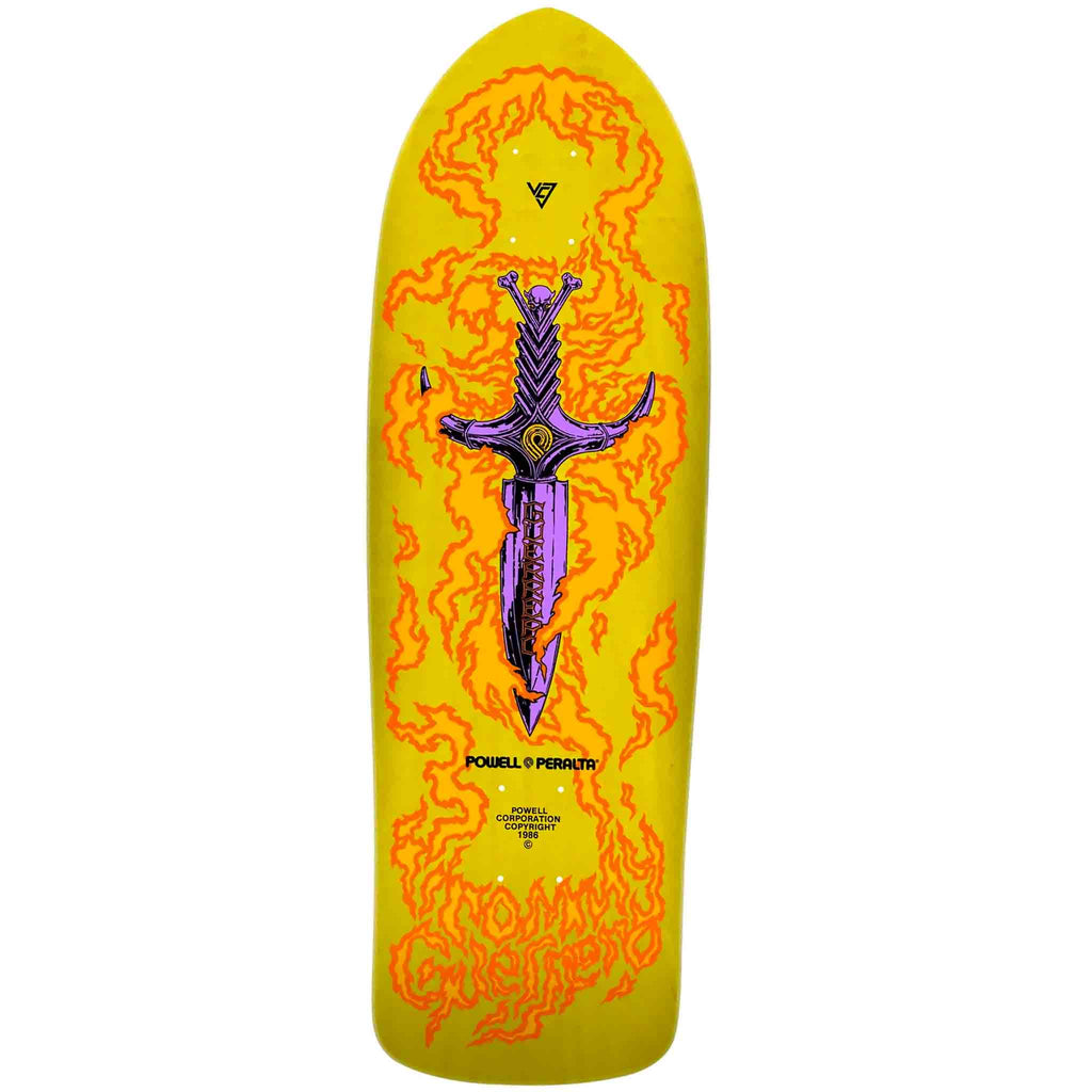 Powell Peralta DK Bones Brigade Guerrero Yellow Series 15 Reissue Skateboard Deck Skateboard