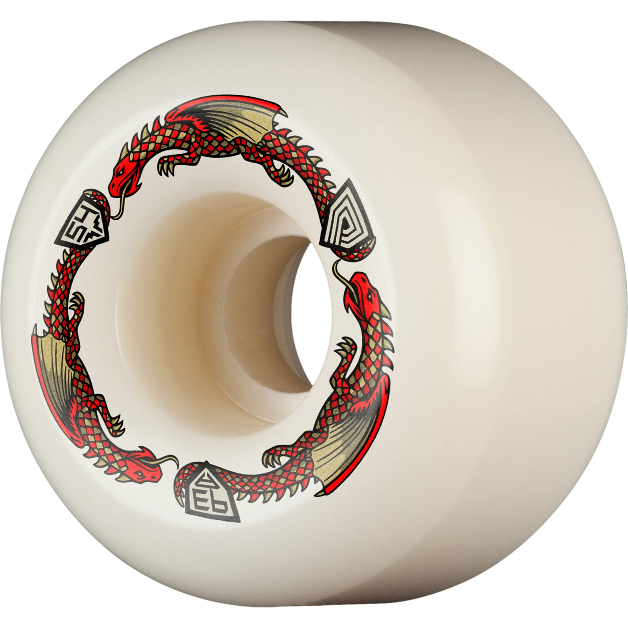 Powell Peralta Dragons A2 Symmetrical Skateboard Wheels 93a 54mm x 39mm Skateboard Wheels