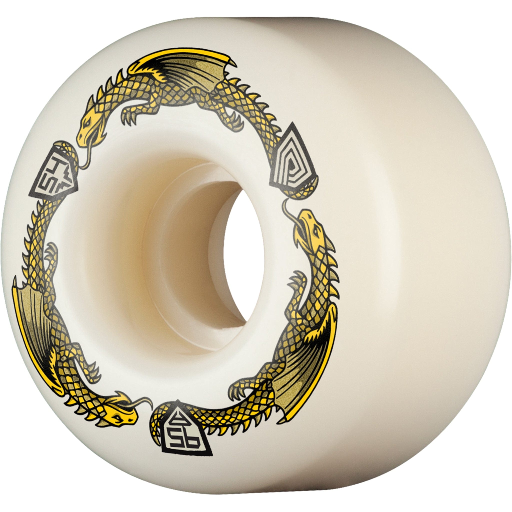 Powell Peralta Dragons V4 Symmetrical Skateboard Wheels 95a 54mm x 34mm Skateboard Wheels