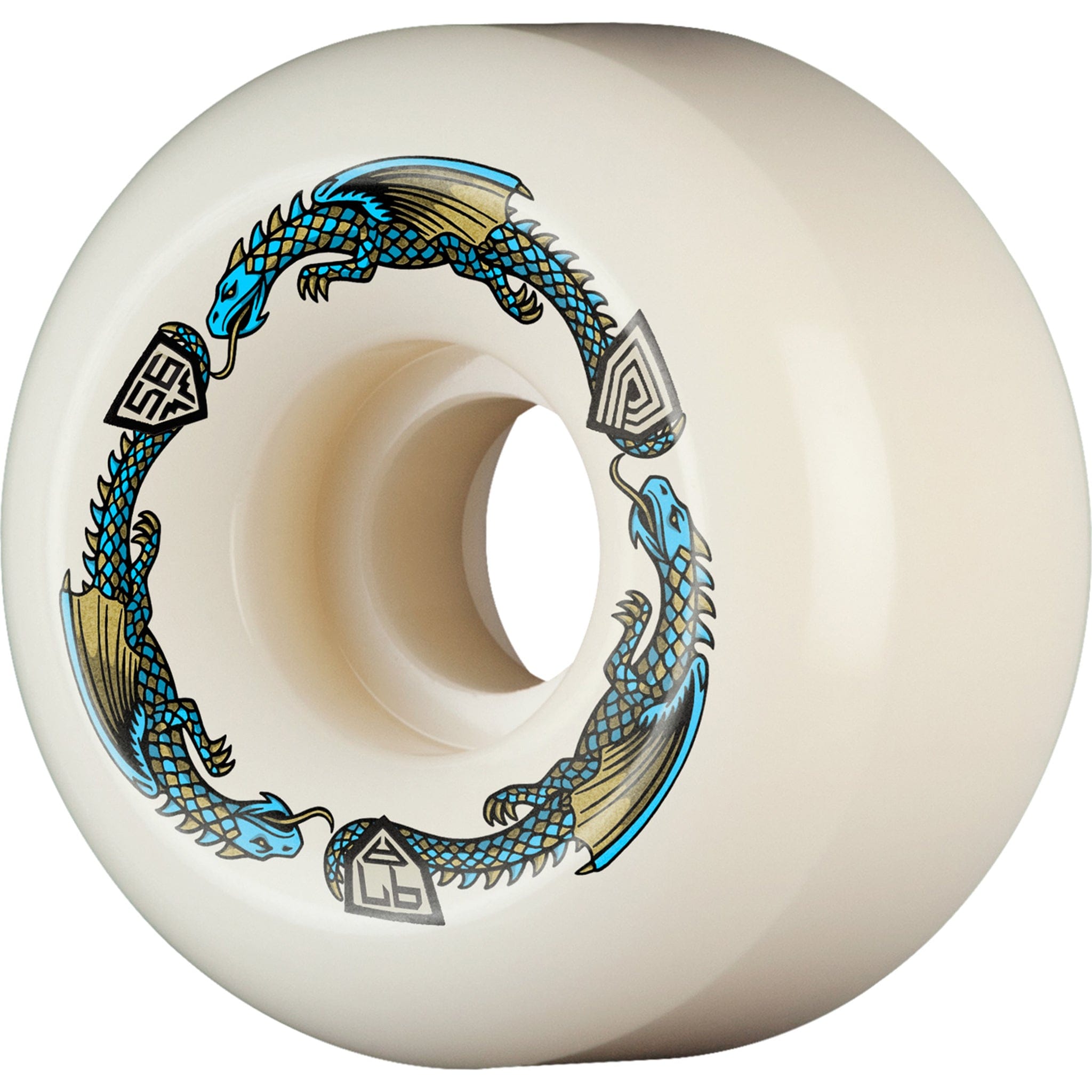 Powell Peralta Dragons V6 Skateboard Wheels 97a 56mm x 36mm Skateboard Wheels