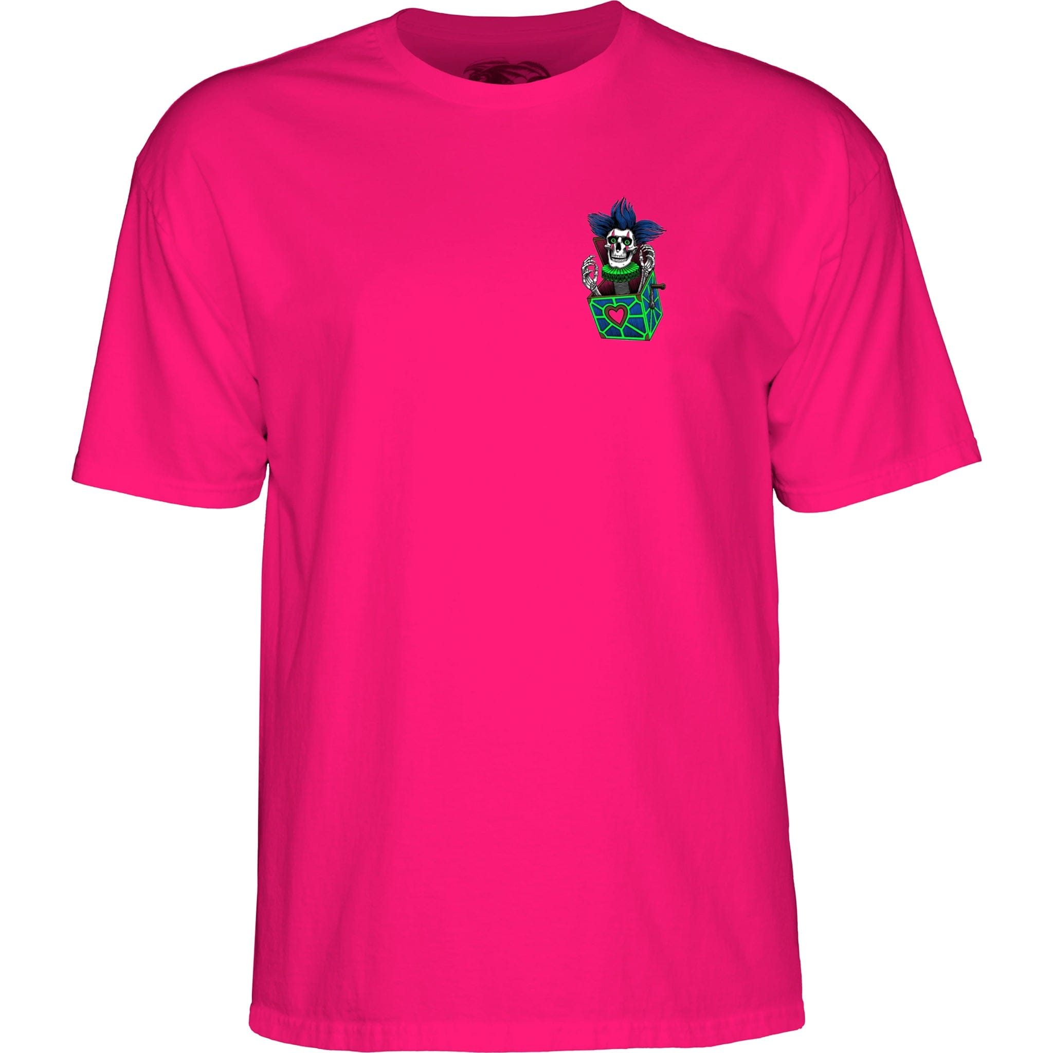 Powell Peralta Hiett Skull T-Shirt Hot Pink T Shirt
