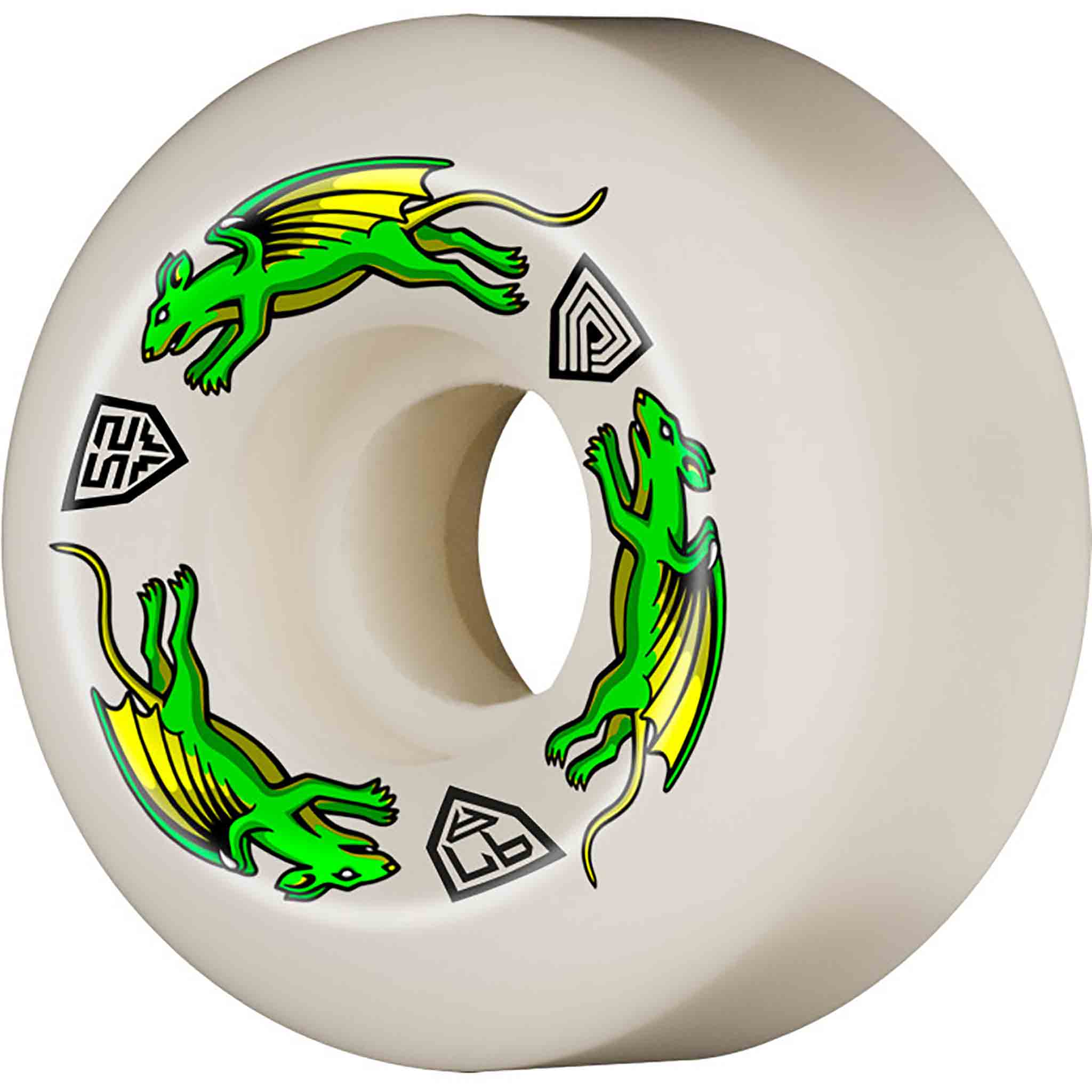Powell Peralta Nano Rat Dragon 97a 52mm x 30mm Skateboard Wheels Skateboard Wheels