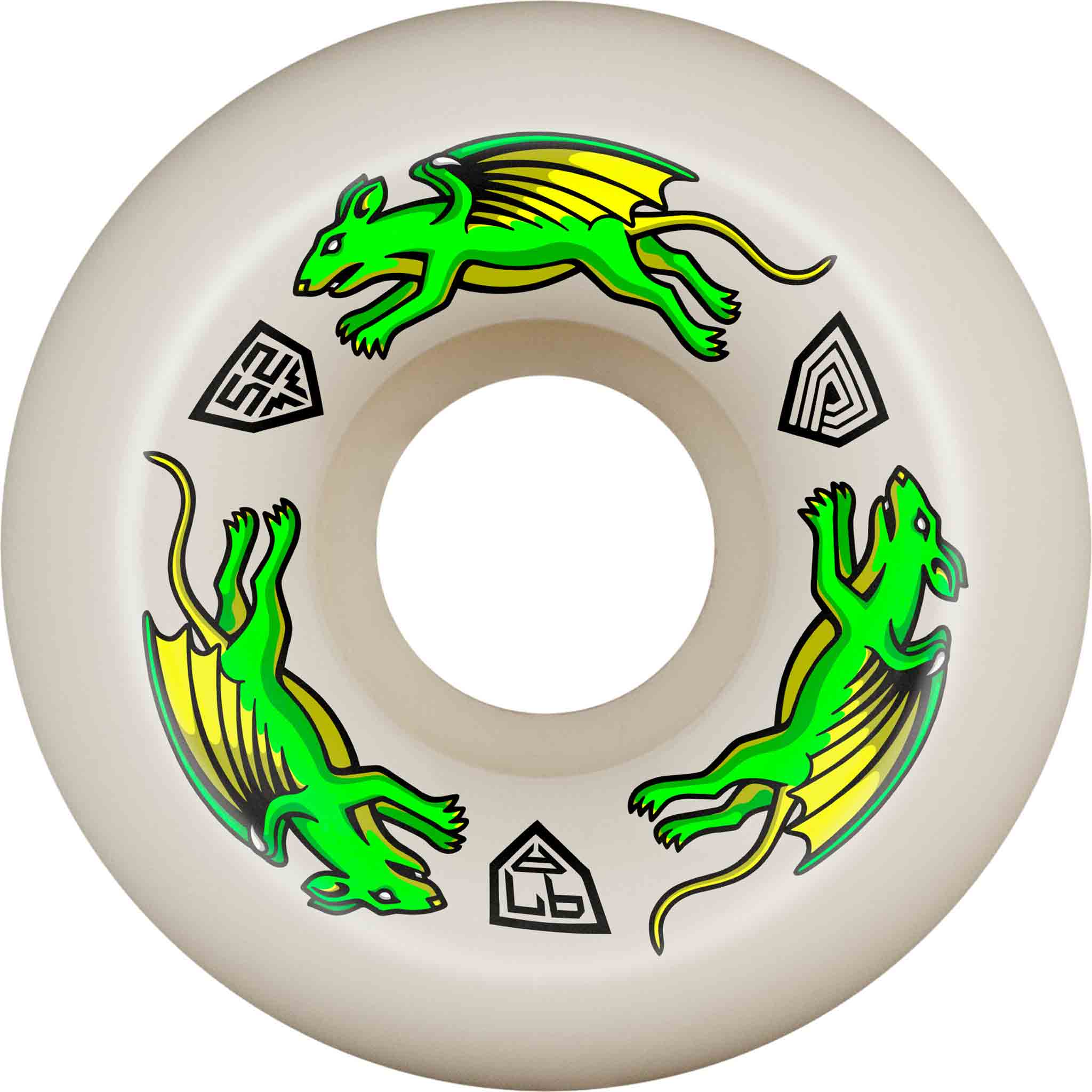 Powell Peralta Nano Rat Dragon 97a 52mm x 30mm Skateboard Wheels Skateboard Wheels