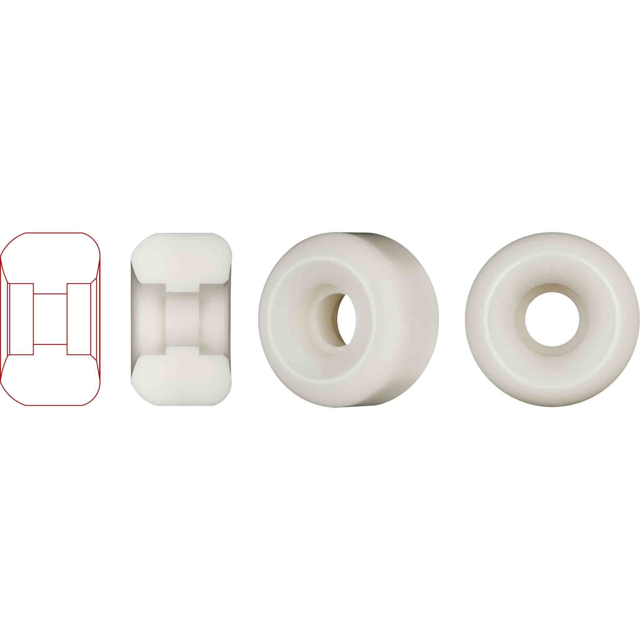 Powell Peralta Nano Rat Dragon 97a 52mm x 30mm Skateboard Wheels Skateboard Wheels