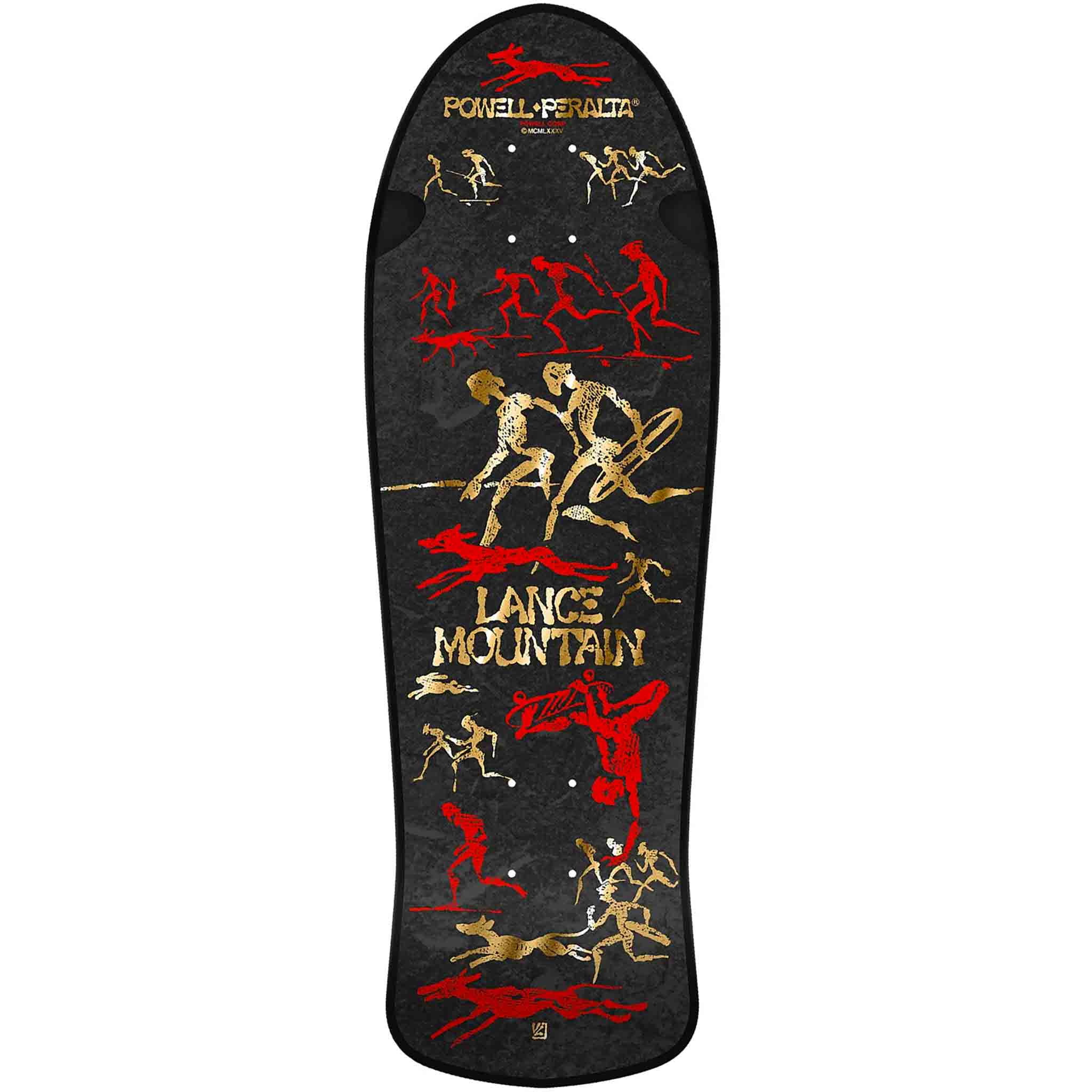 Powell Peralta Series 16 Lance Mountain 9.9" Skateboard Deck Gold Foil Skateboard