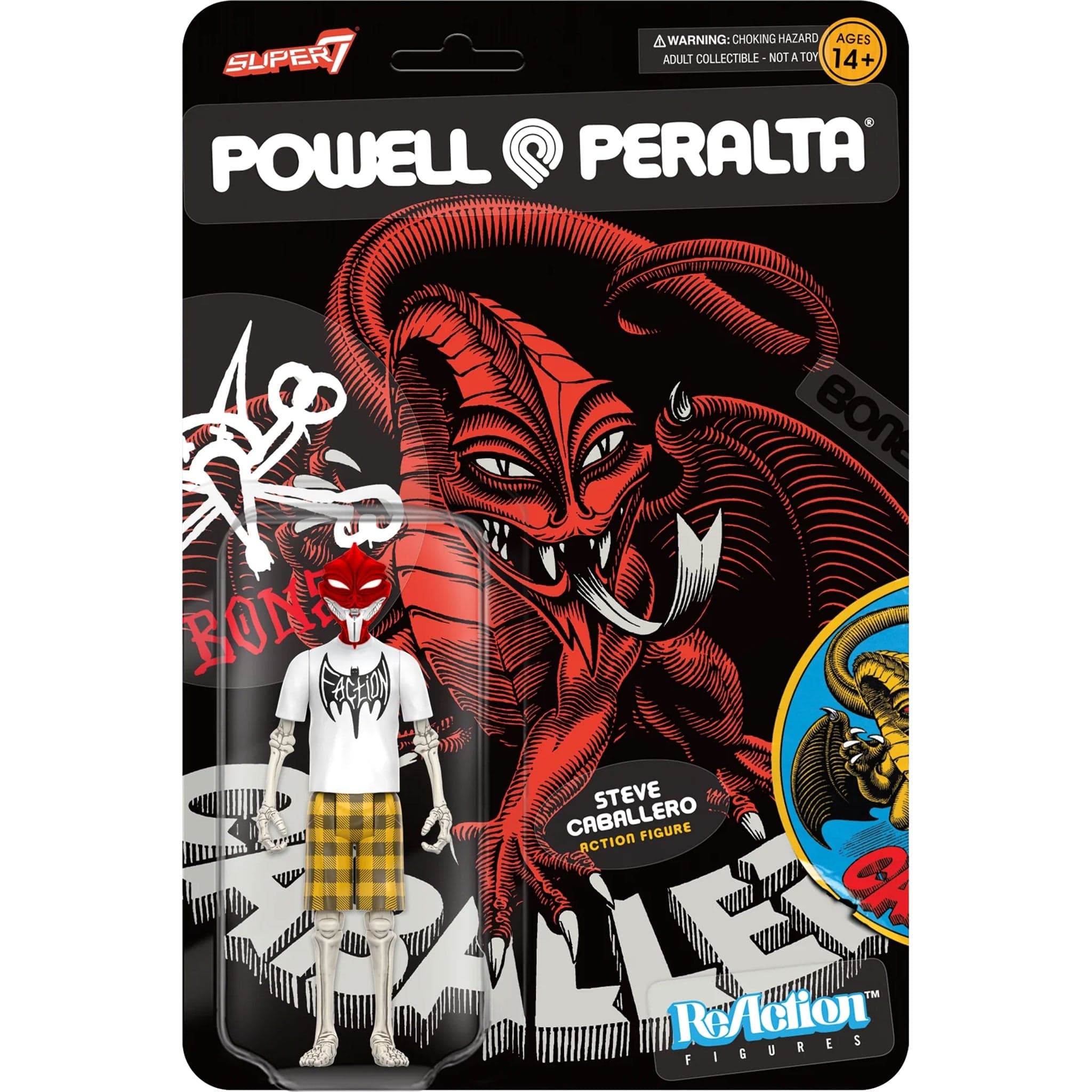 Powell Peralta x Super 7 Steve Caballero Dragon Head Figure Accessories
