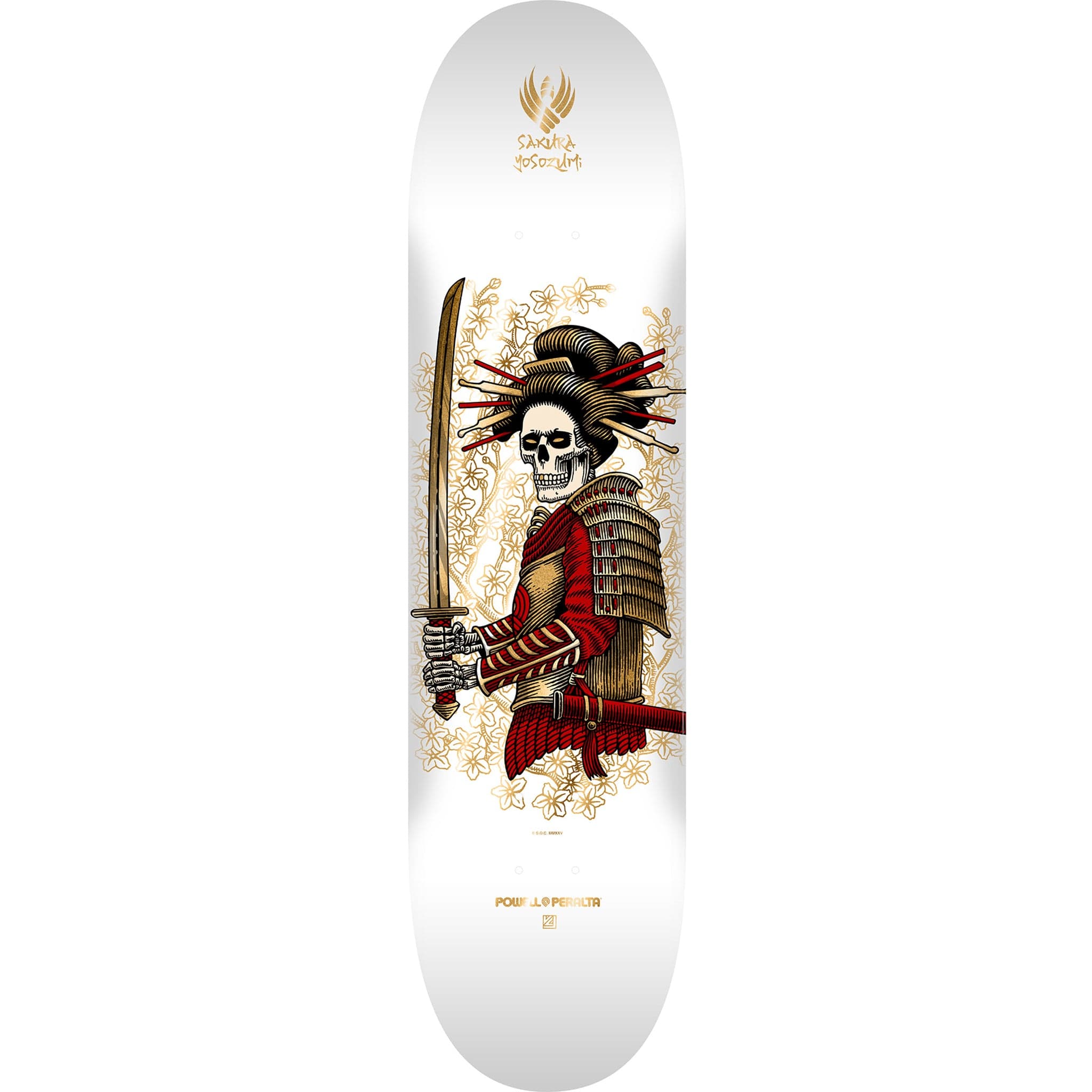 Powell Peralta Yosozumi Onna-Bugeisha Flight Skateboard Deck 8.25" Skateboard