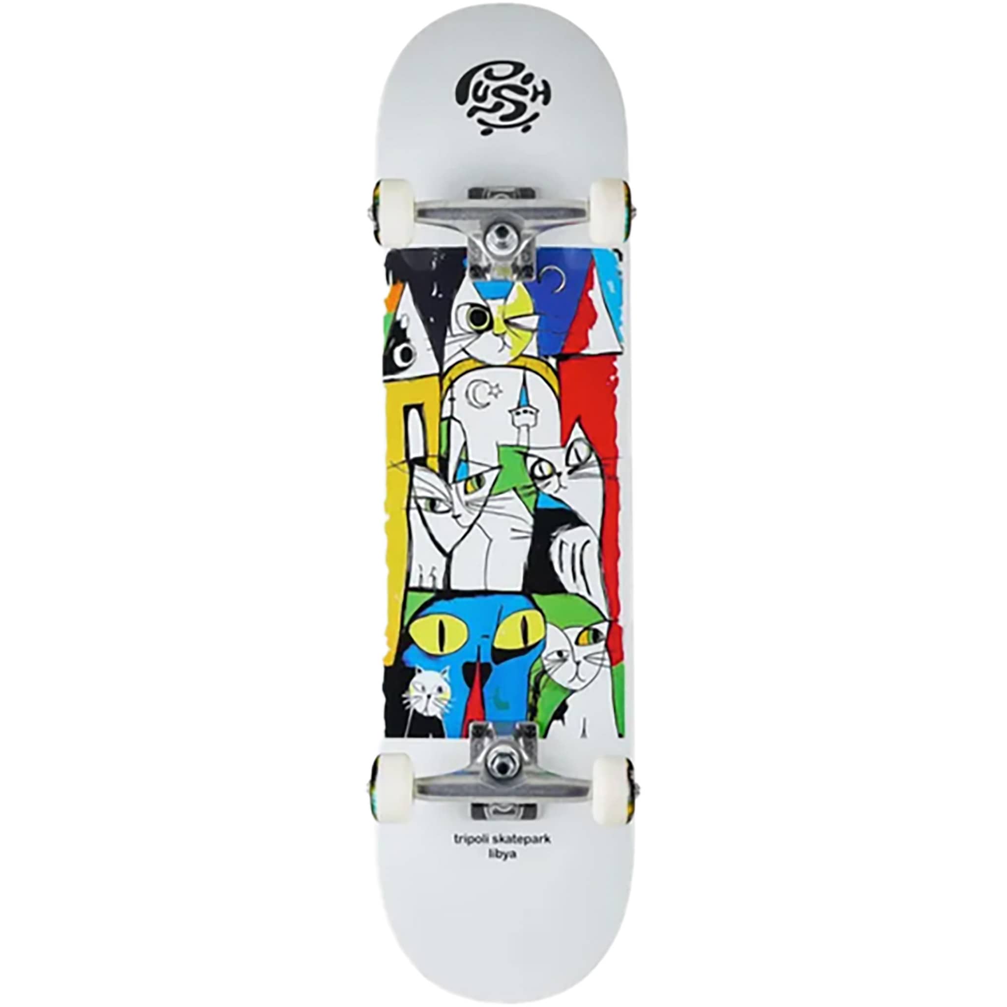 Push Libya MLSL Skateboard Complete 8" Skateboard Complete