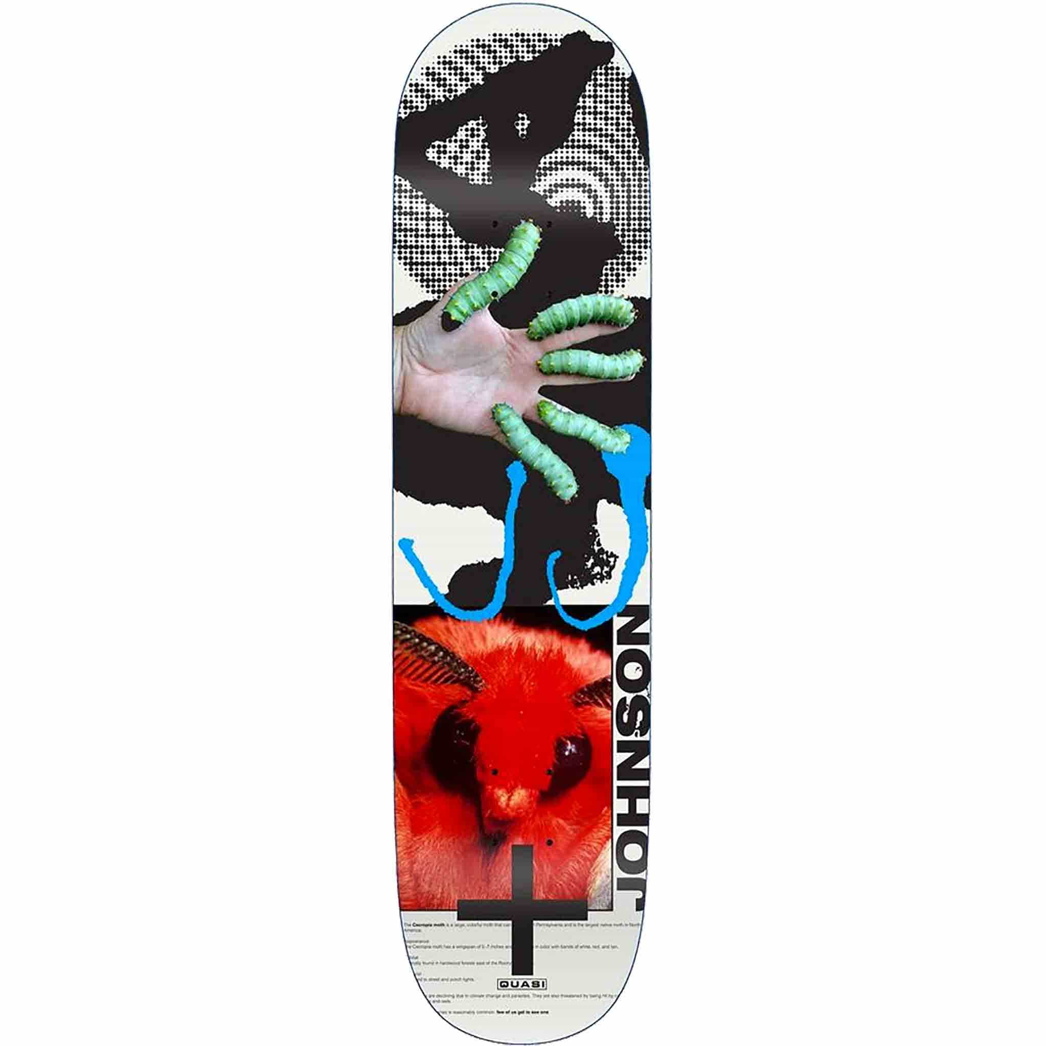 Quasi Johnson Mothhead 8.25" Skateboard Deck Skateboard