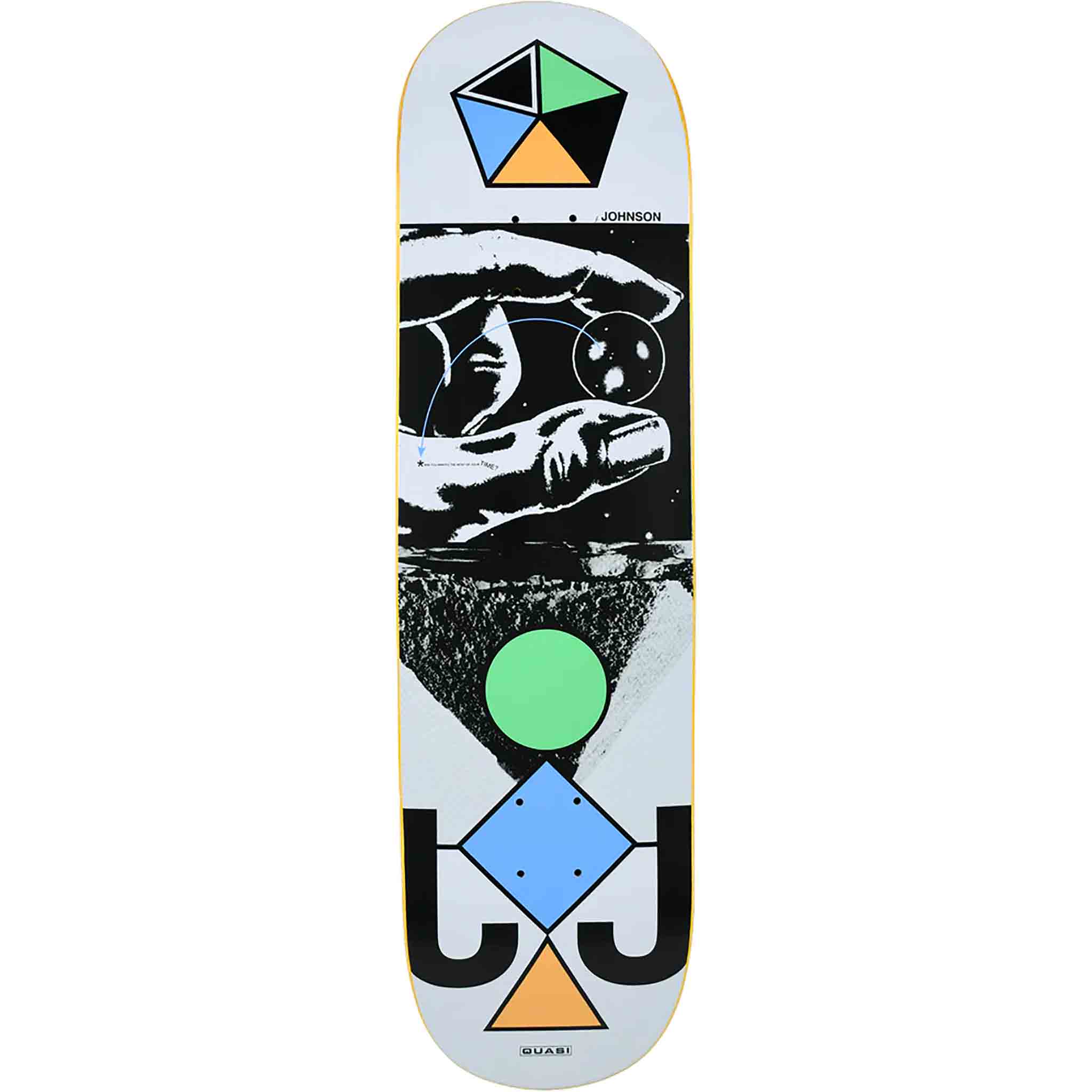 Quasi Johnson Spacetime 8.5" Skateboard Deck Skateboard