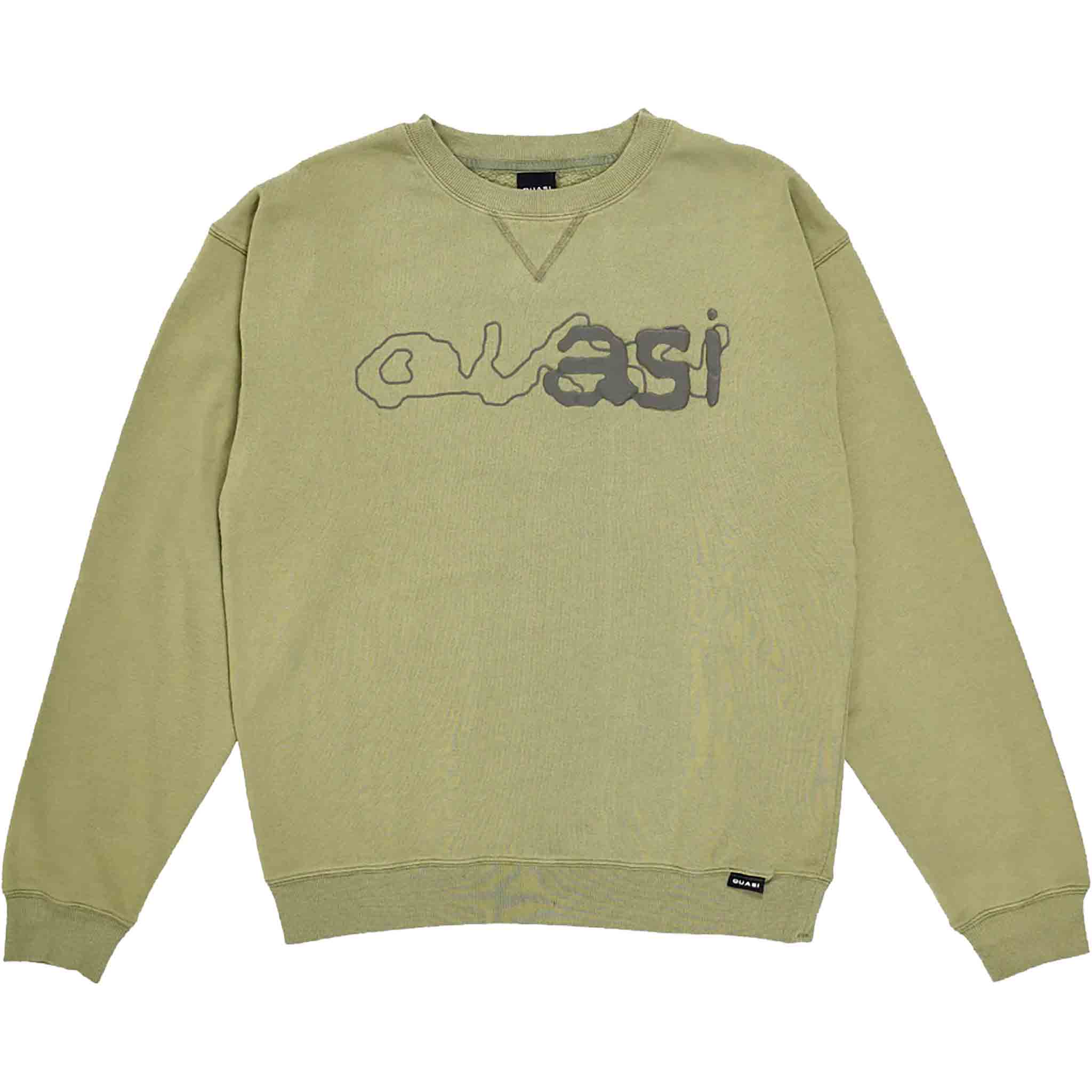 Quasi Lowercase Crew Sage Sweatshirts