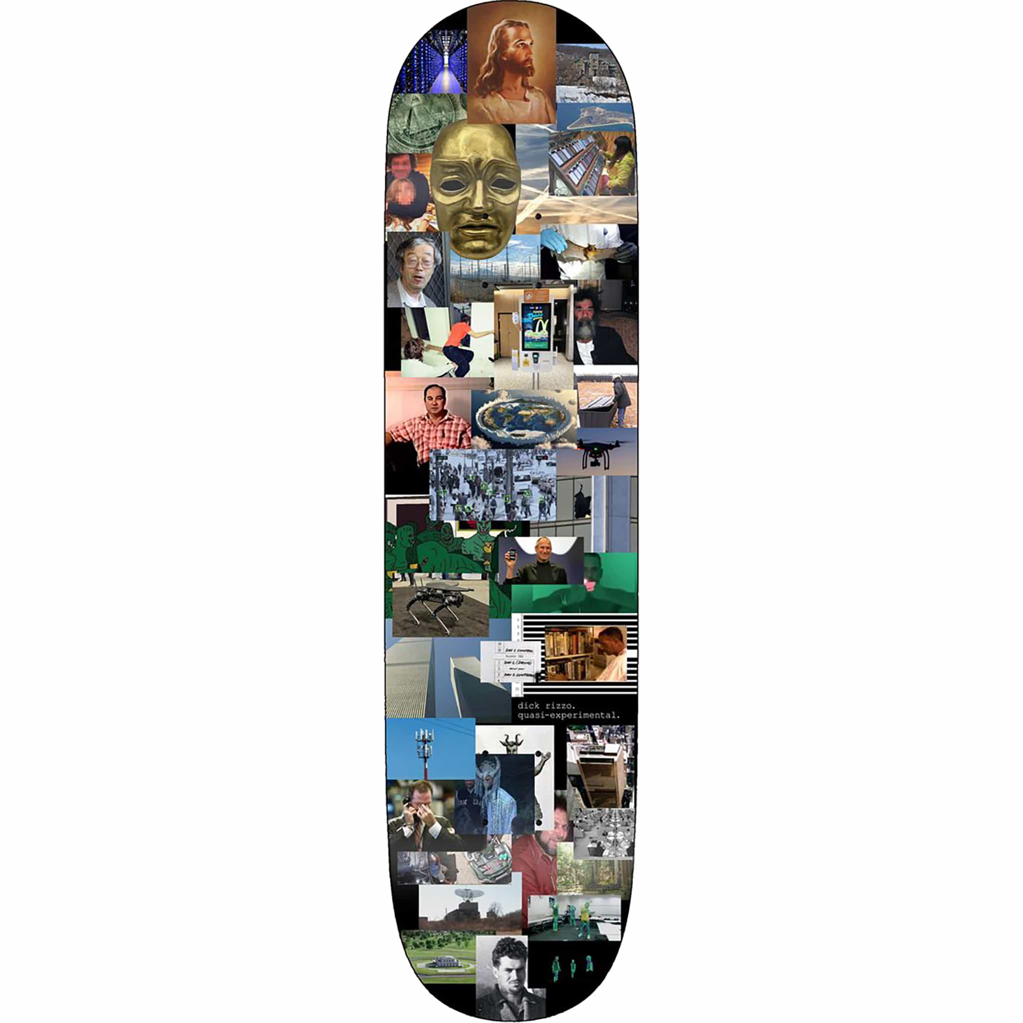 Quasi Rizzo 'Psyop' Skateboard Deck 8.25" Skateboard