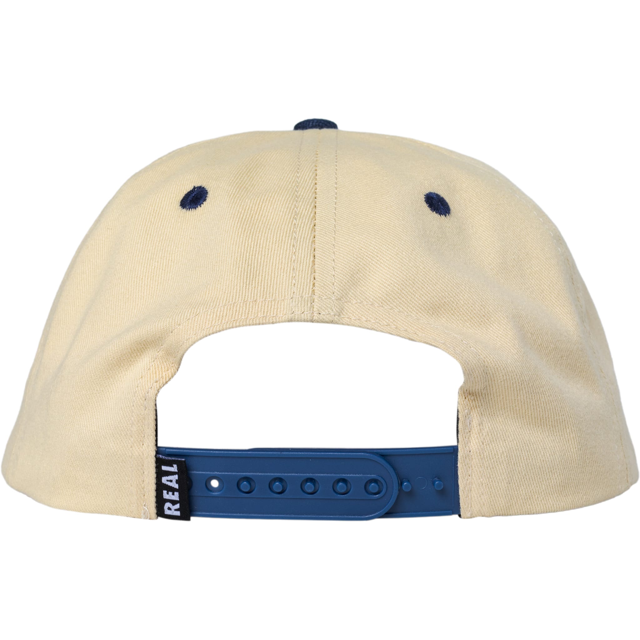 Real 3rd & Army Snapback Hat Natural Navy Hats