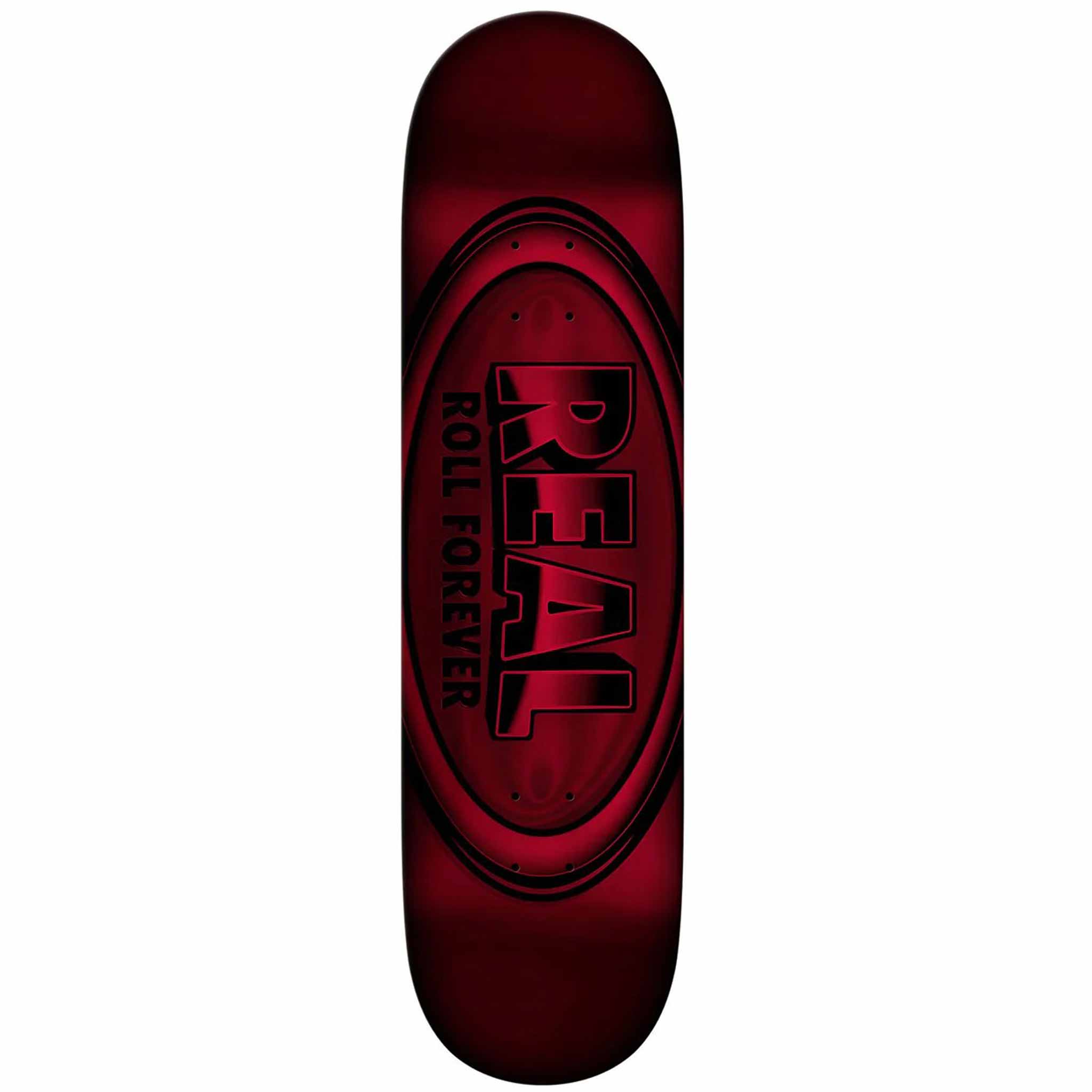 Real DBX Oval Red Foil 8.38" Skateboard Deck Skateboard