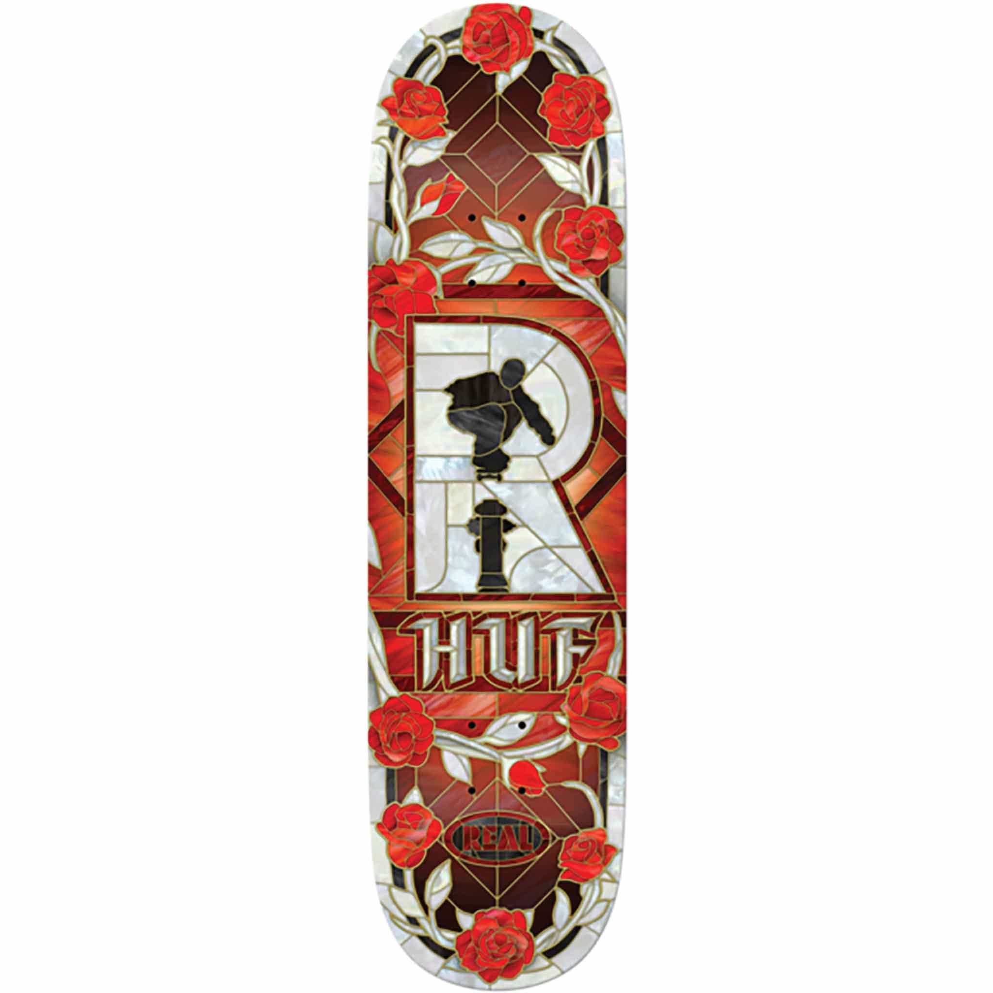 Real HUF Cathedral 8.38" Skateboard Deck Skateboard
